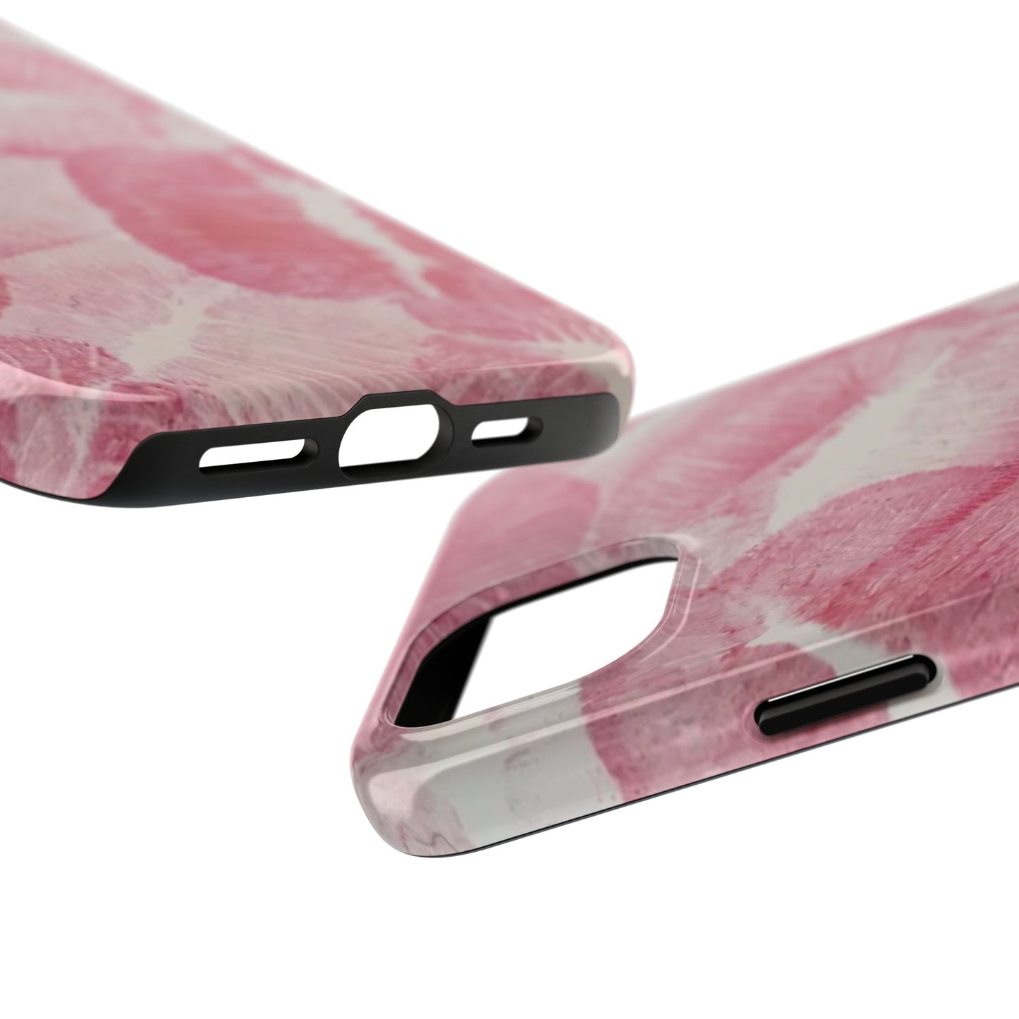 Pink Kiss Lipstick Fashion Aesthetic Glossy Phone Case