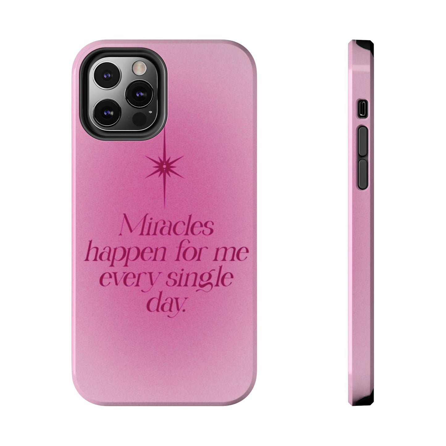 Miracles Happen Affirmation Phone Case