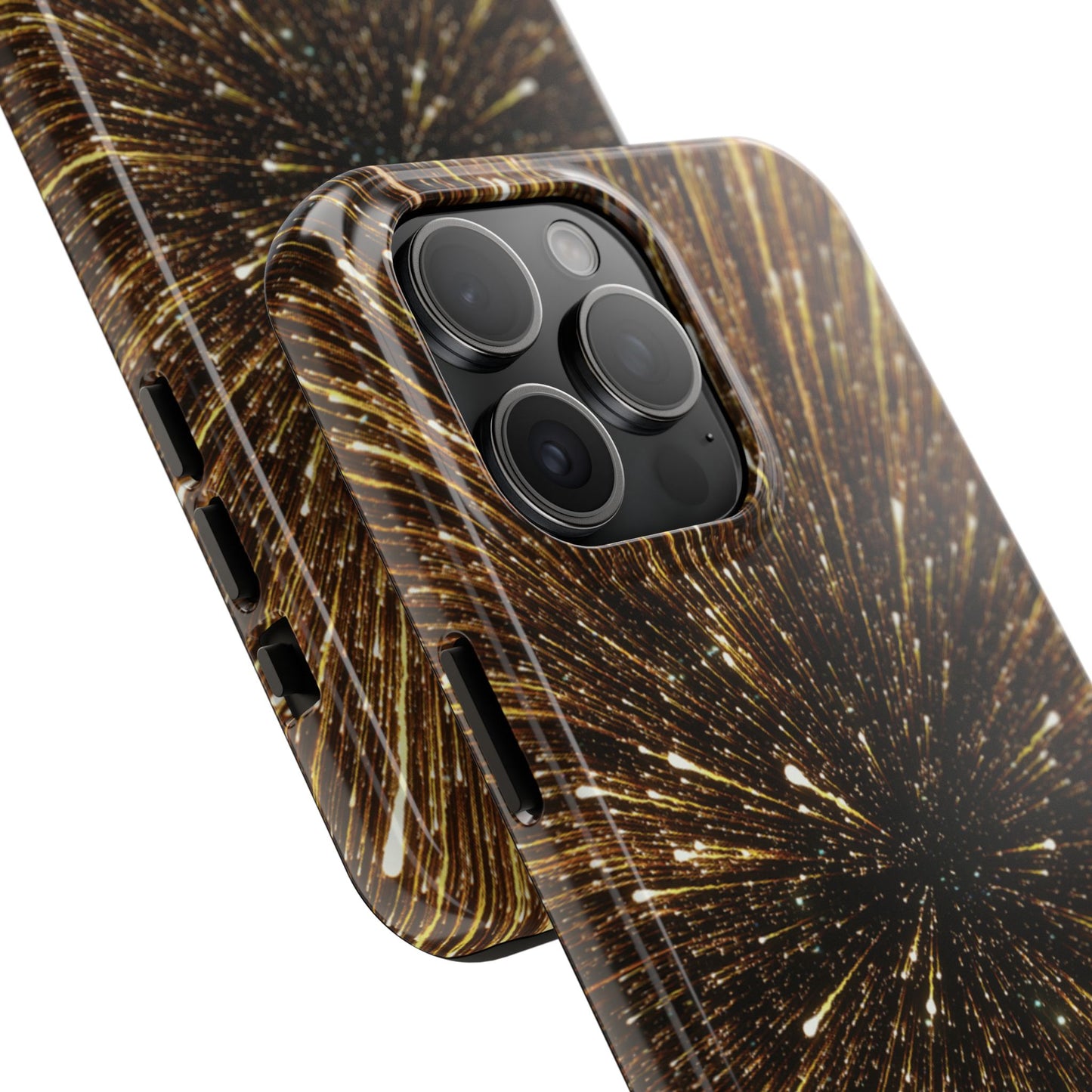 Star Burst Gold Galaxy Phone Case