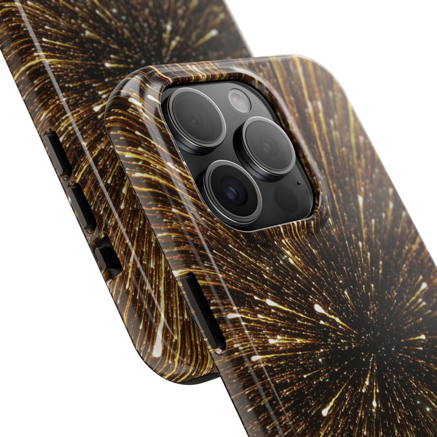 Star Burst Gold Galaxy Phone Case