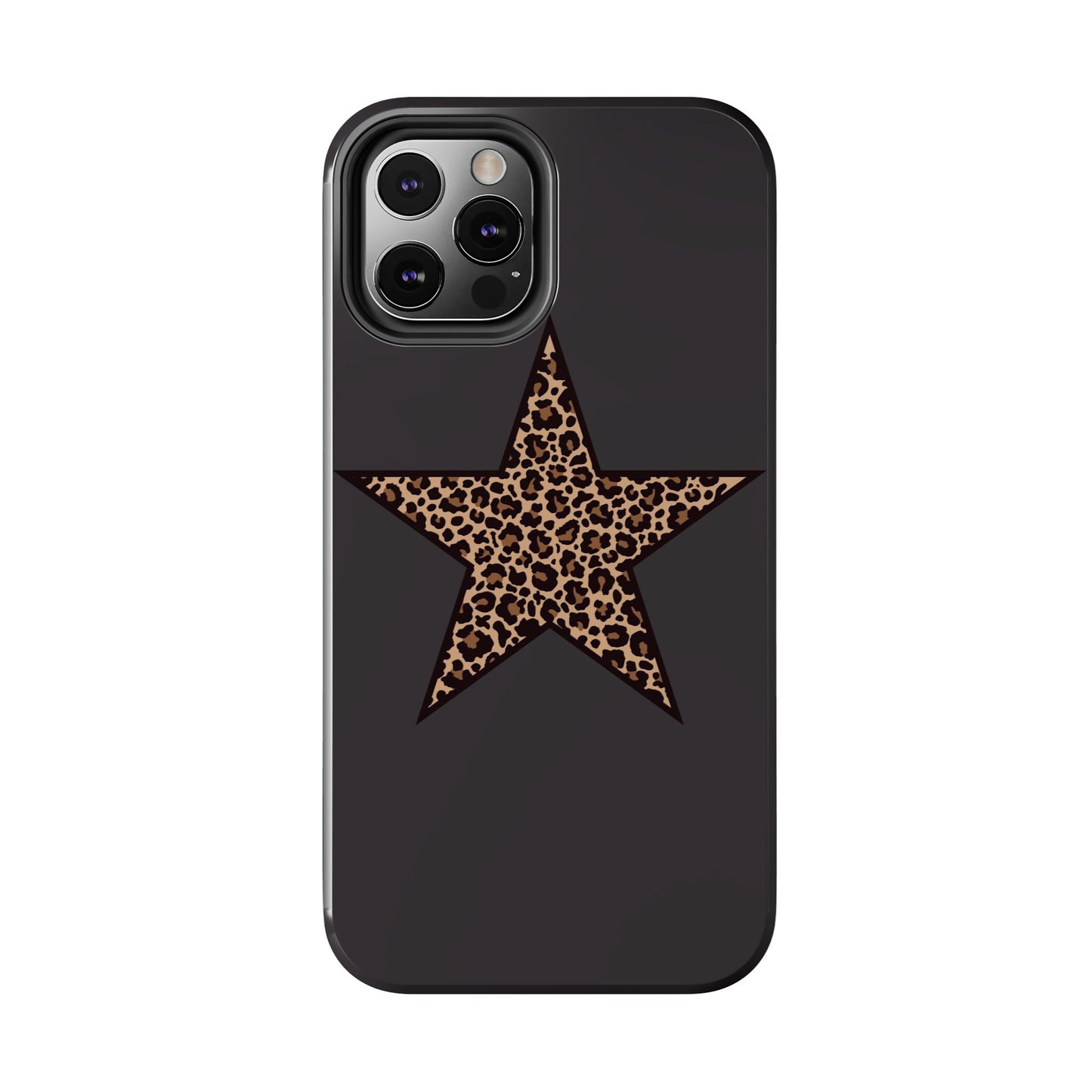 Cheetah Print Star Scandi Style Phone Case