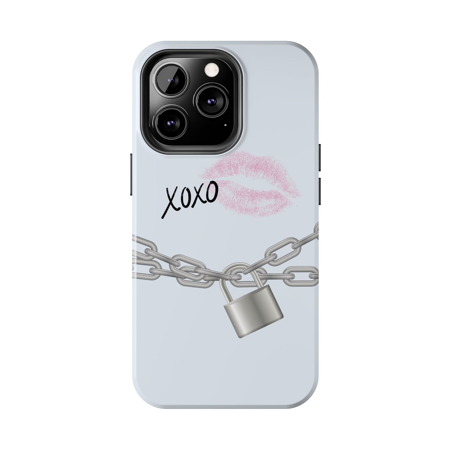 XOXO Love Lock Phone Case - Aesthetic Y2K Girly Style