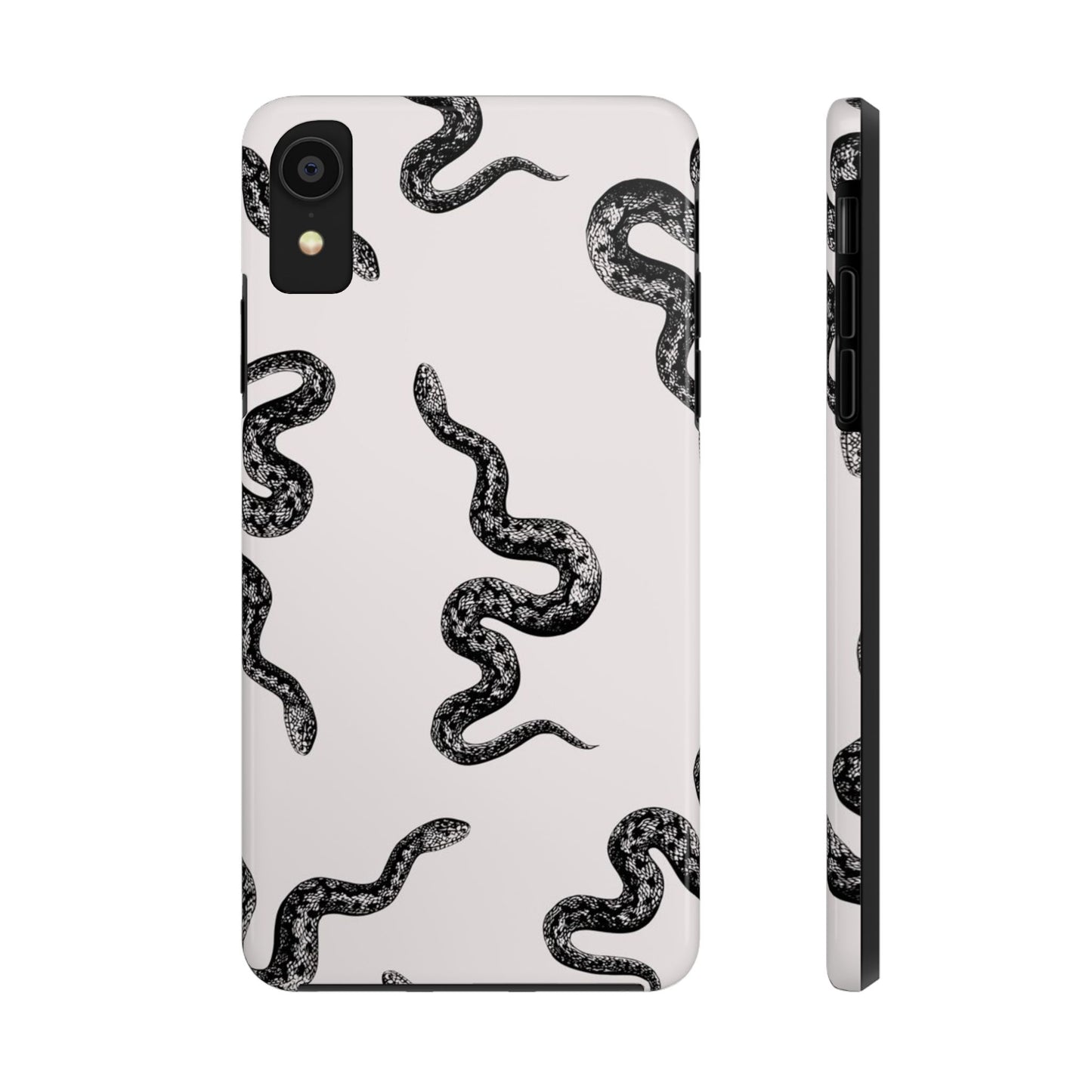 Snake Print Aesthetic Glossy Phone Case