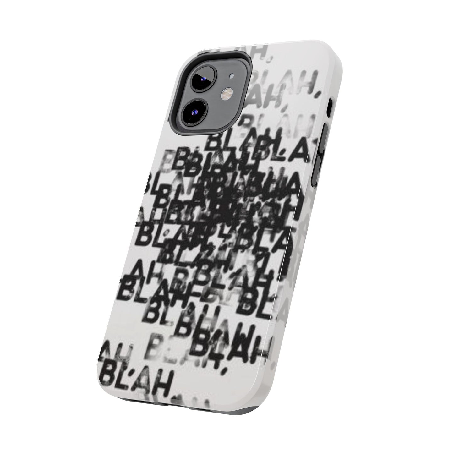 Blah Blah Blah Print Phone Case