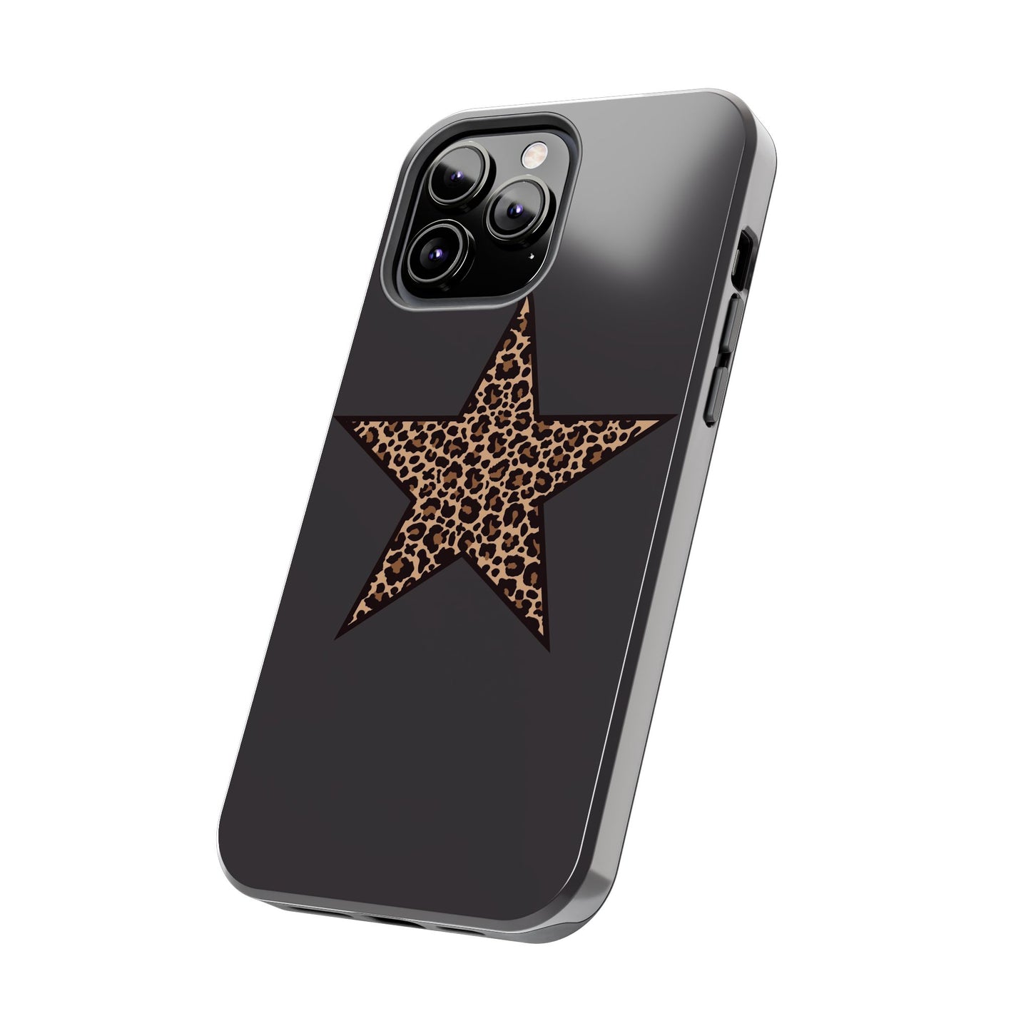 Cheetah Print Star Scandi Style Phone Case
