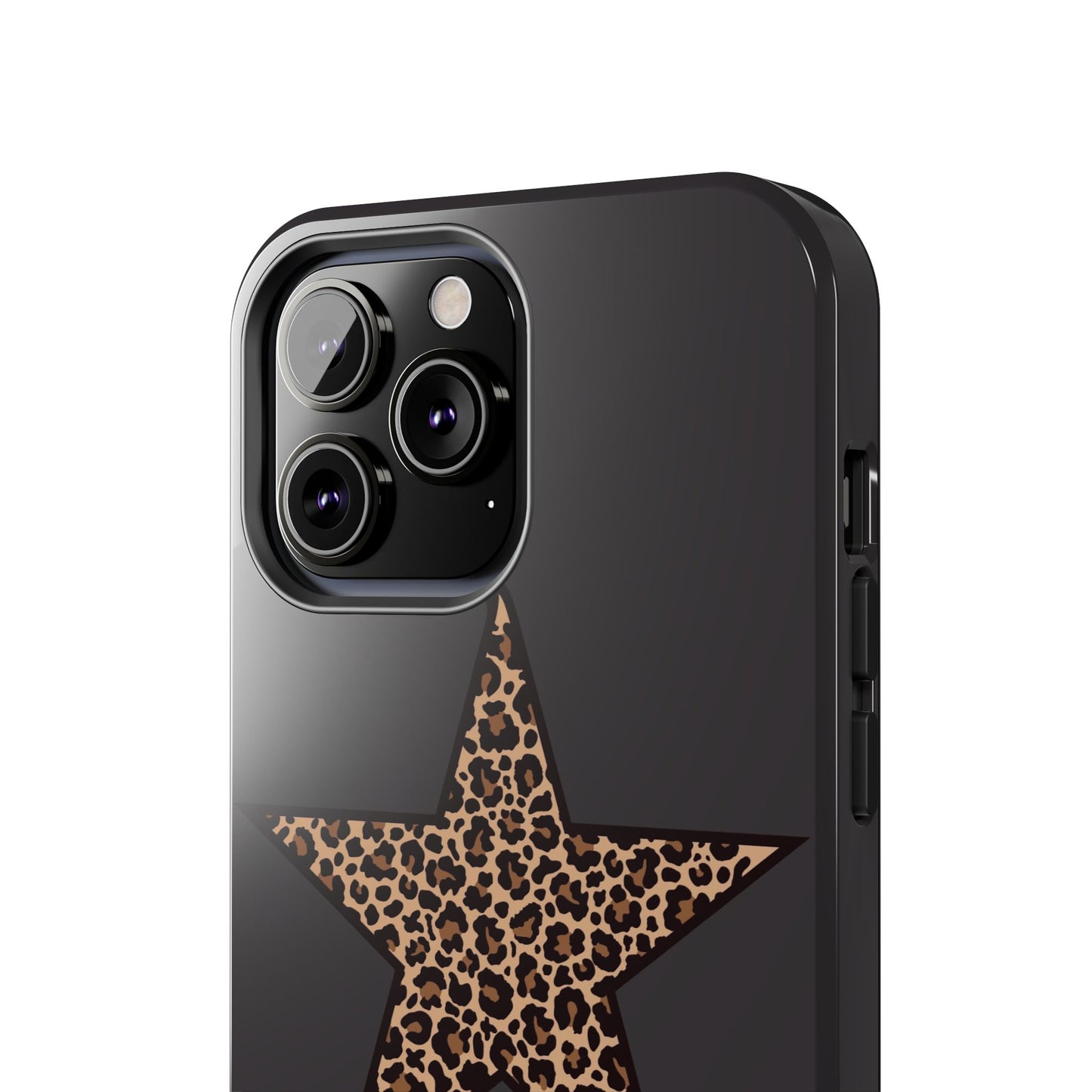 Cheetah Print Star Scandi Style Phone Case