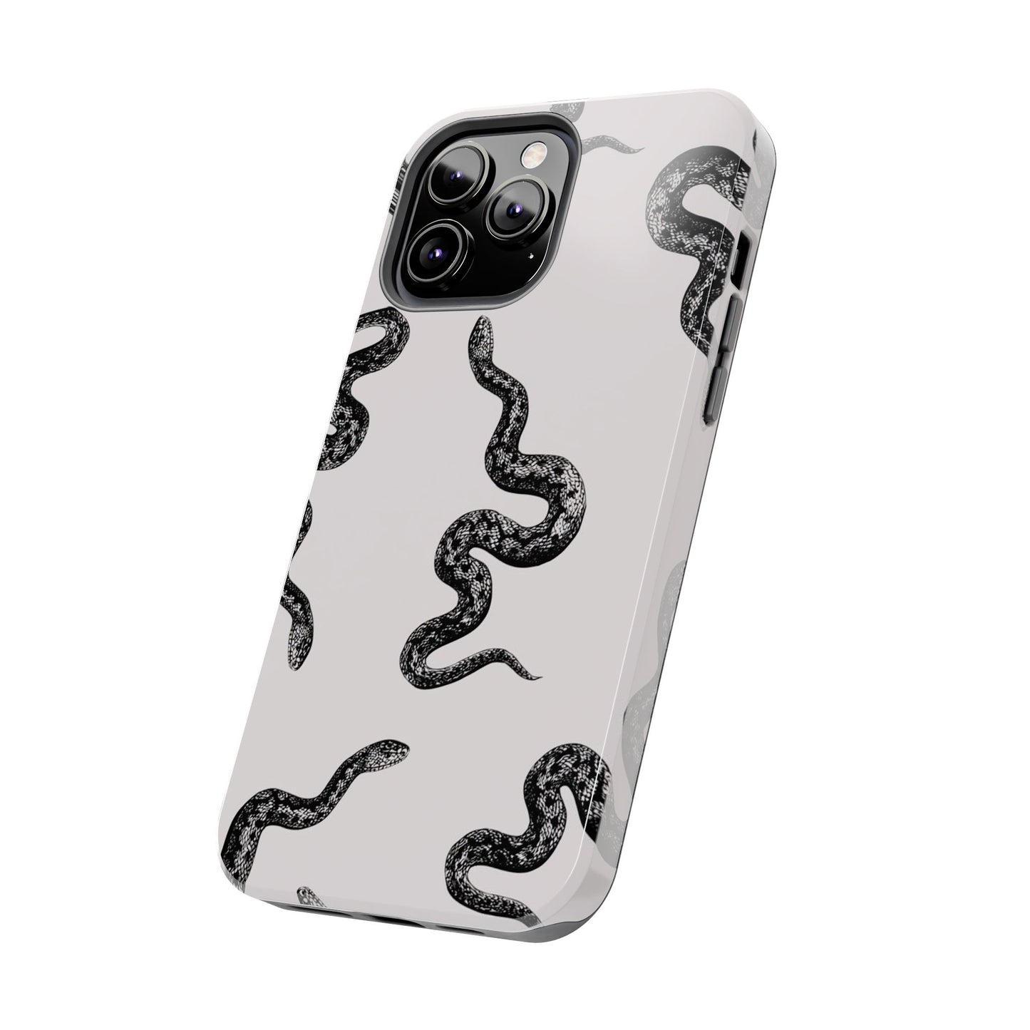 Snake Print Aesthetic Glossy Phone Case