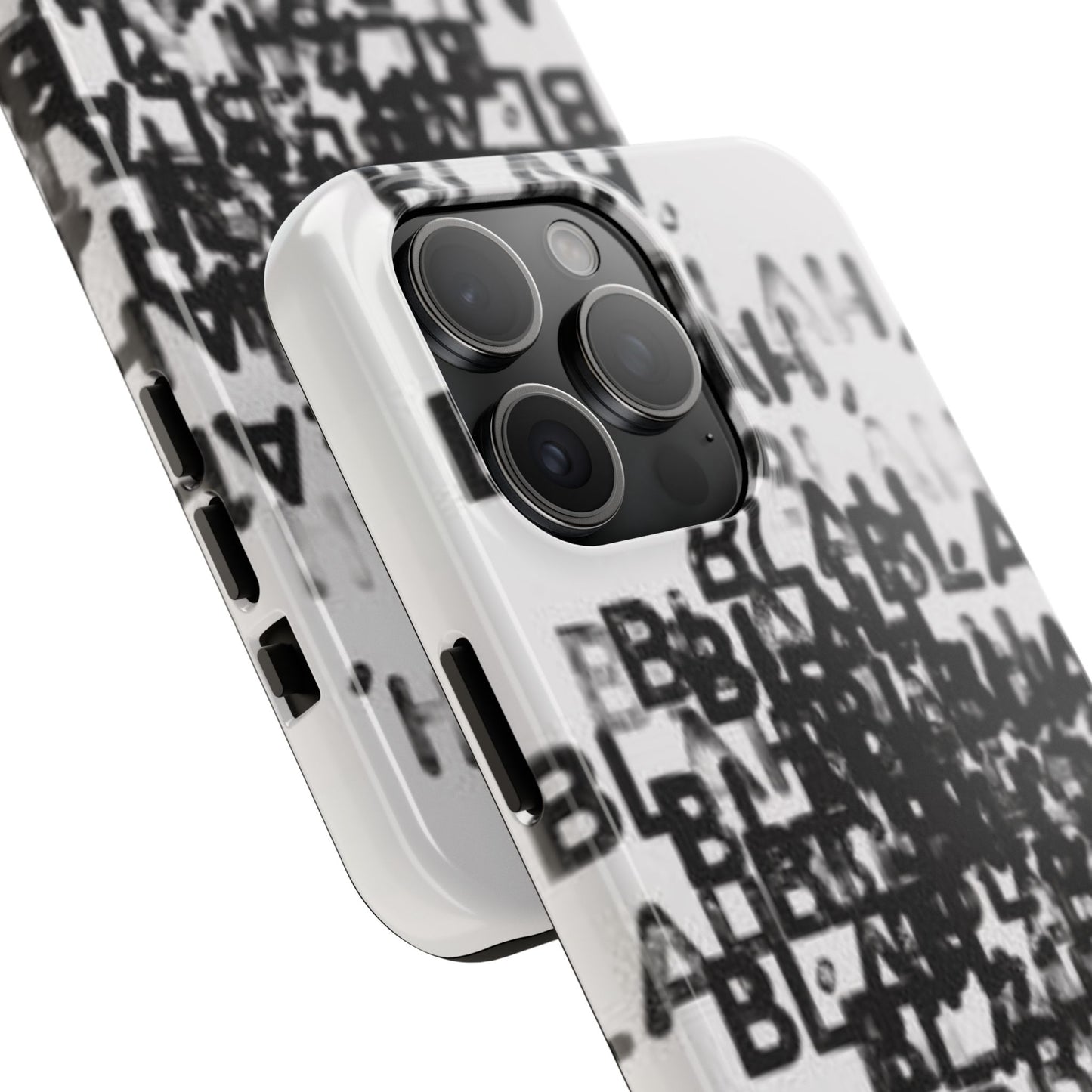 Blah Blah Blah Print Phone Case
