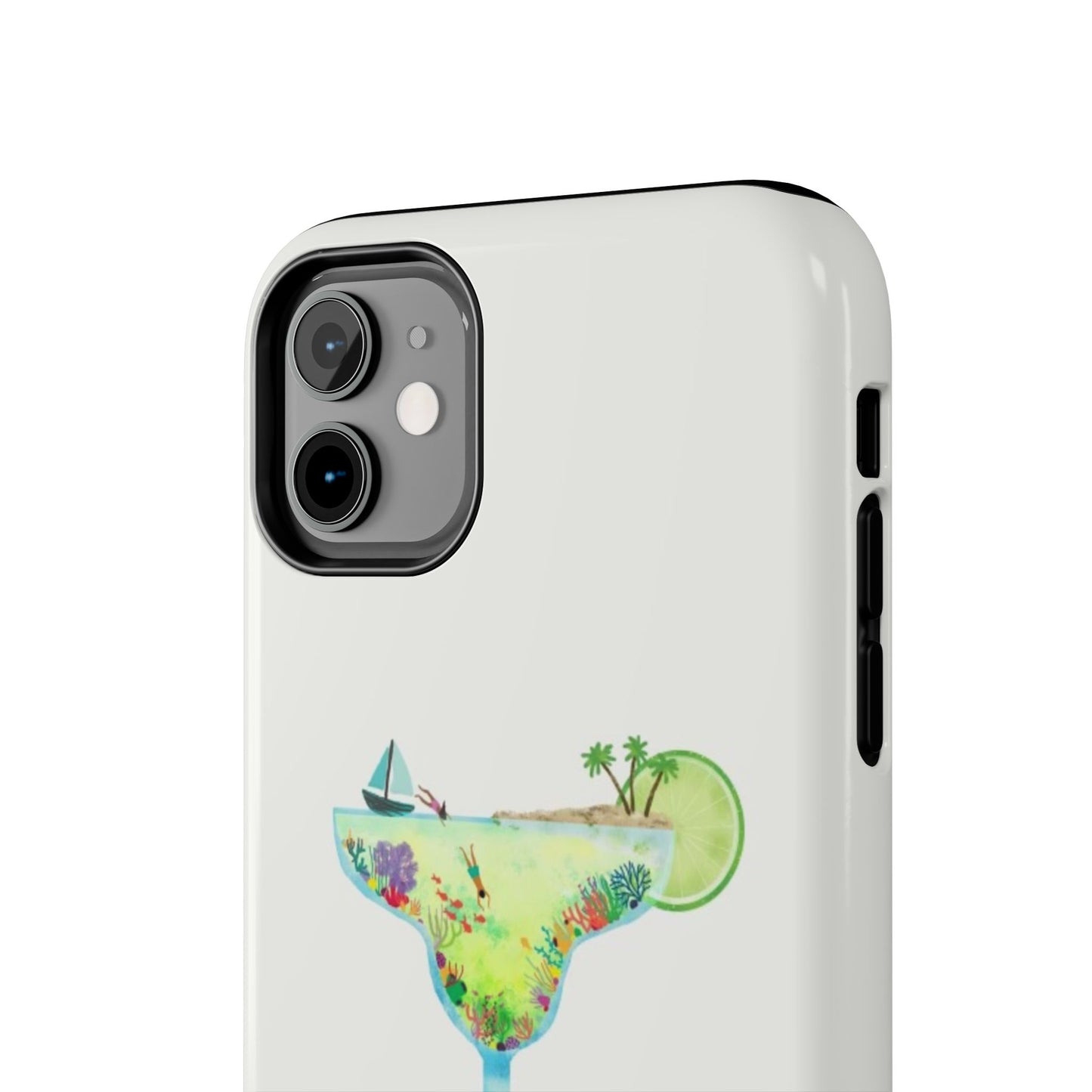 Glossy Phone Case, Summer Phone Case, Cute, Glossy Phone Case, Coastal Summer