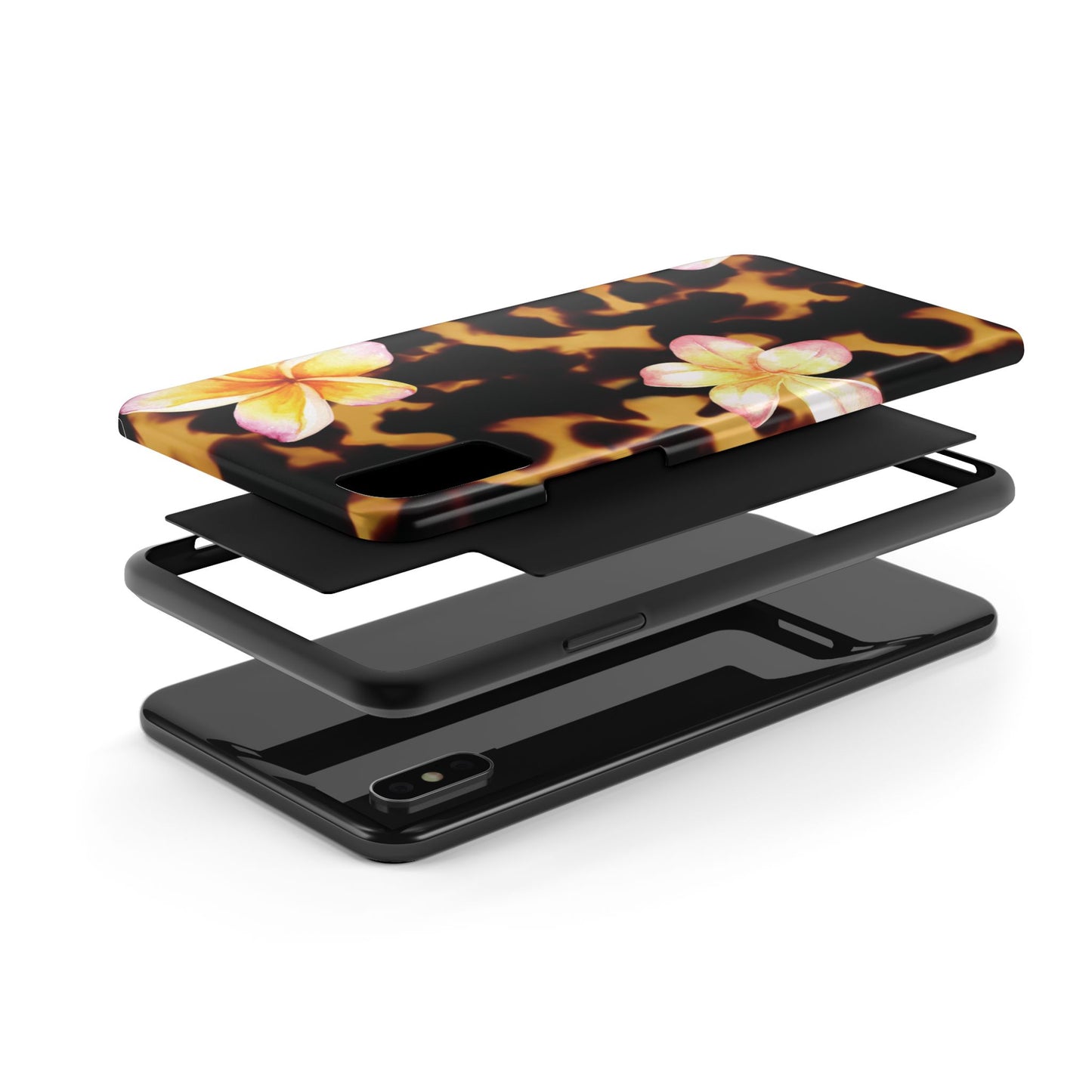 Tortoise Shell Flower Phone Case