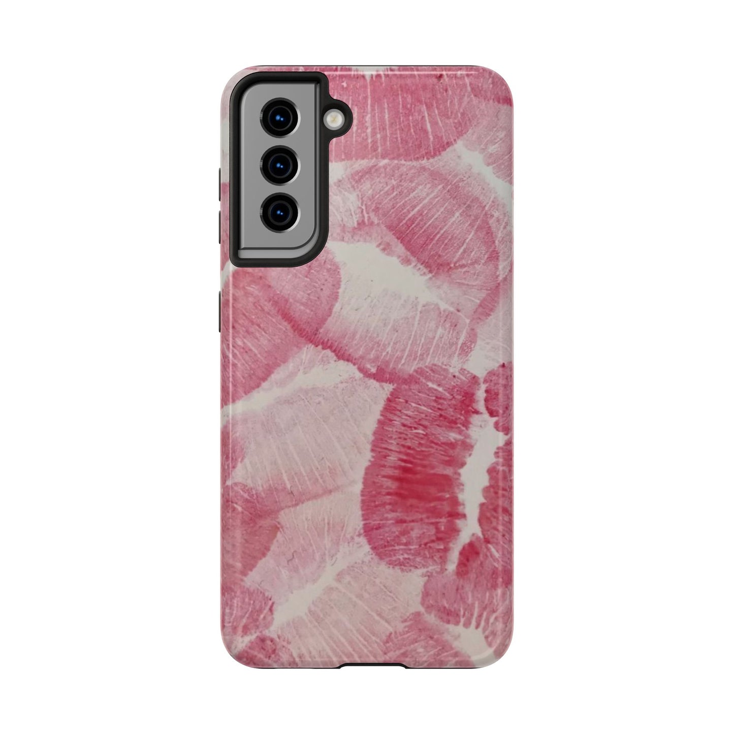 Pink Kiss Lipstick Fashion Aesthetic Glossy Phone Case