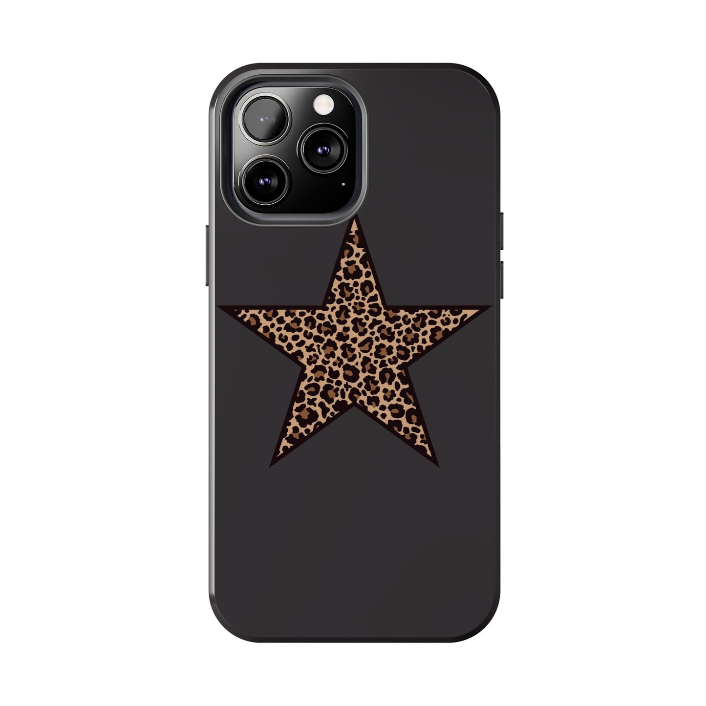 Cheetah Print Star Scandi Style Phone Case