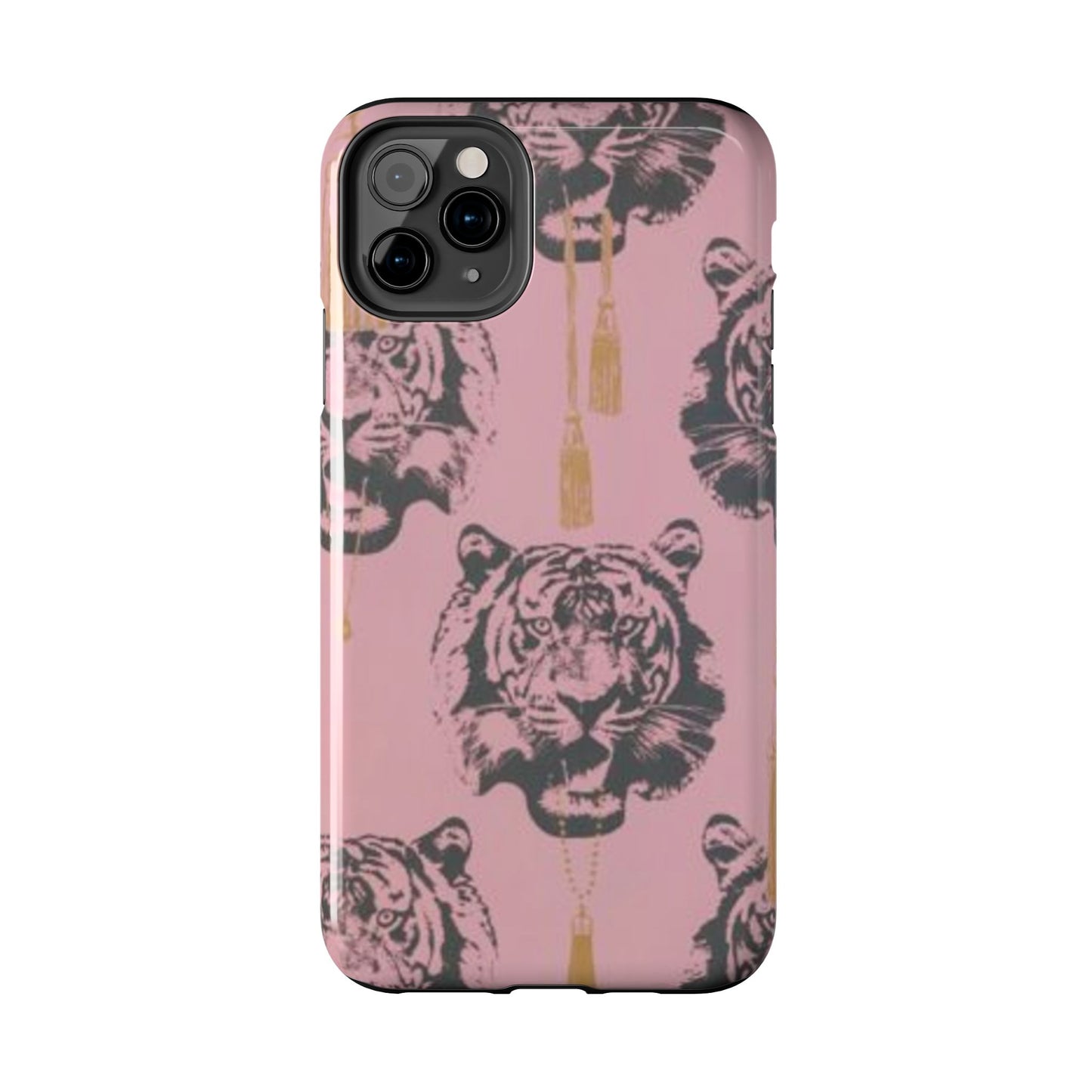 Pink Tiger Print Fashion Phone Case