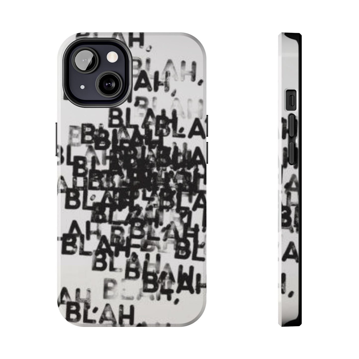 Blah Blah Blah Print Phone Case