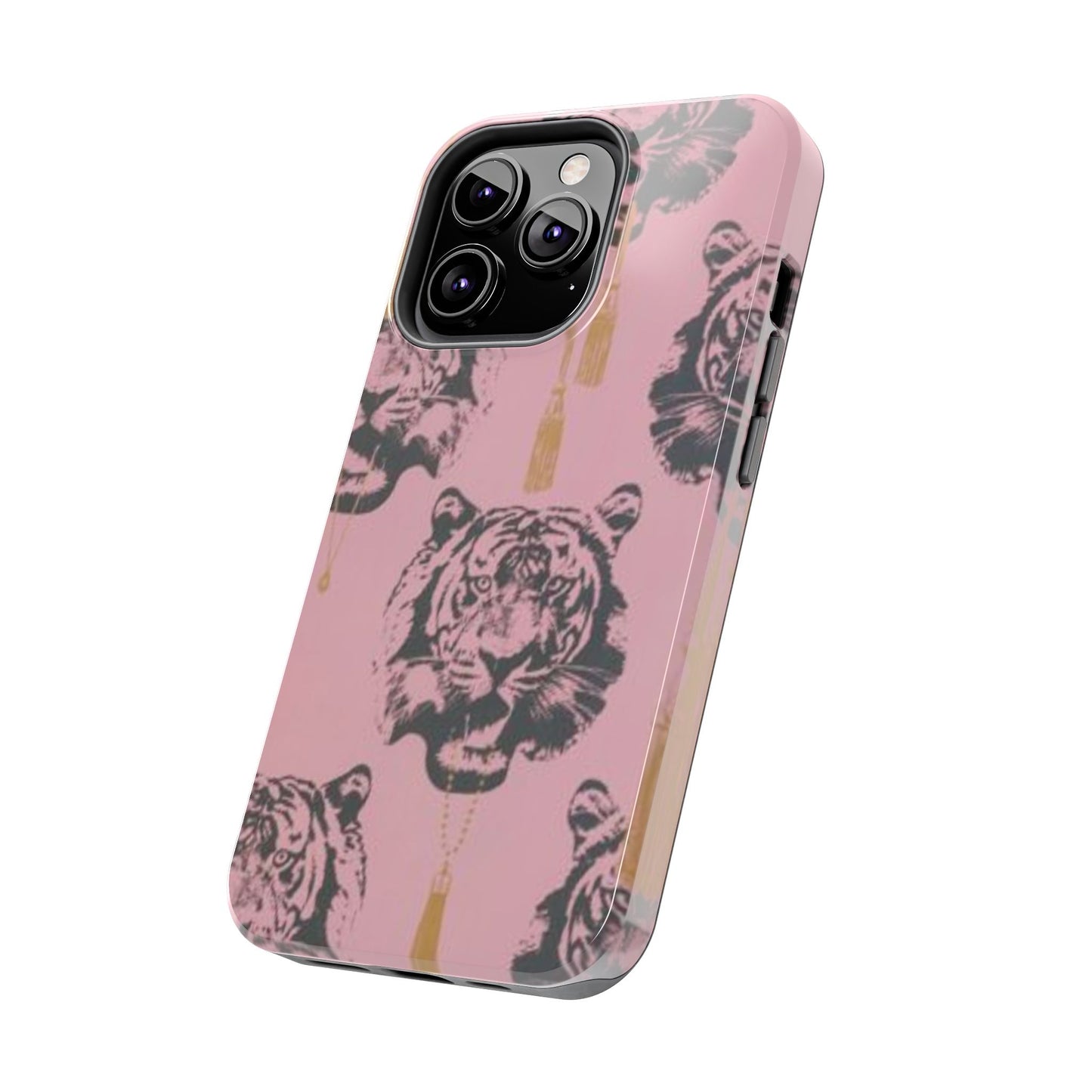 Pink Tiger Print Fashion Phone Case