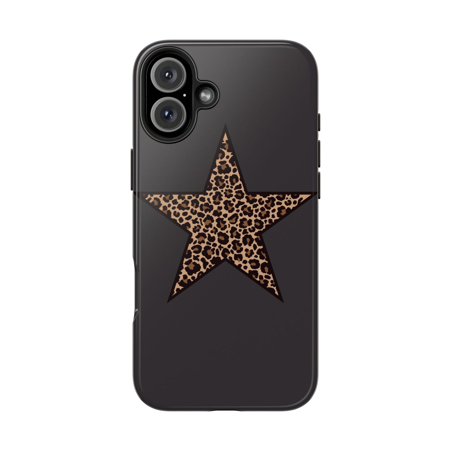 Cheetah Print Star Scandi Style Phone Case