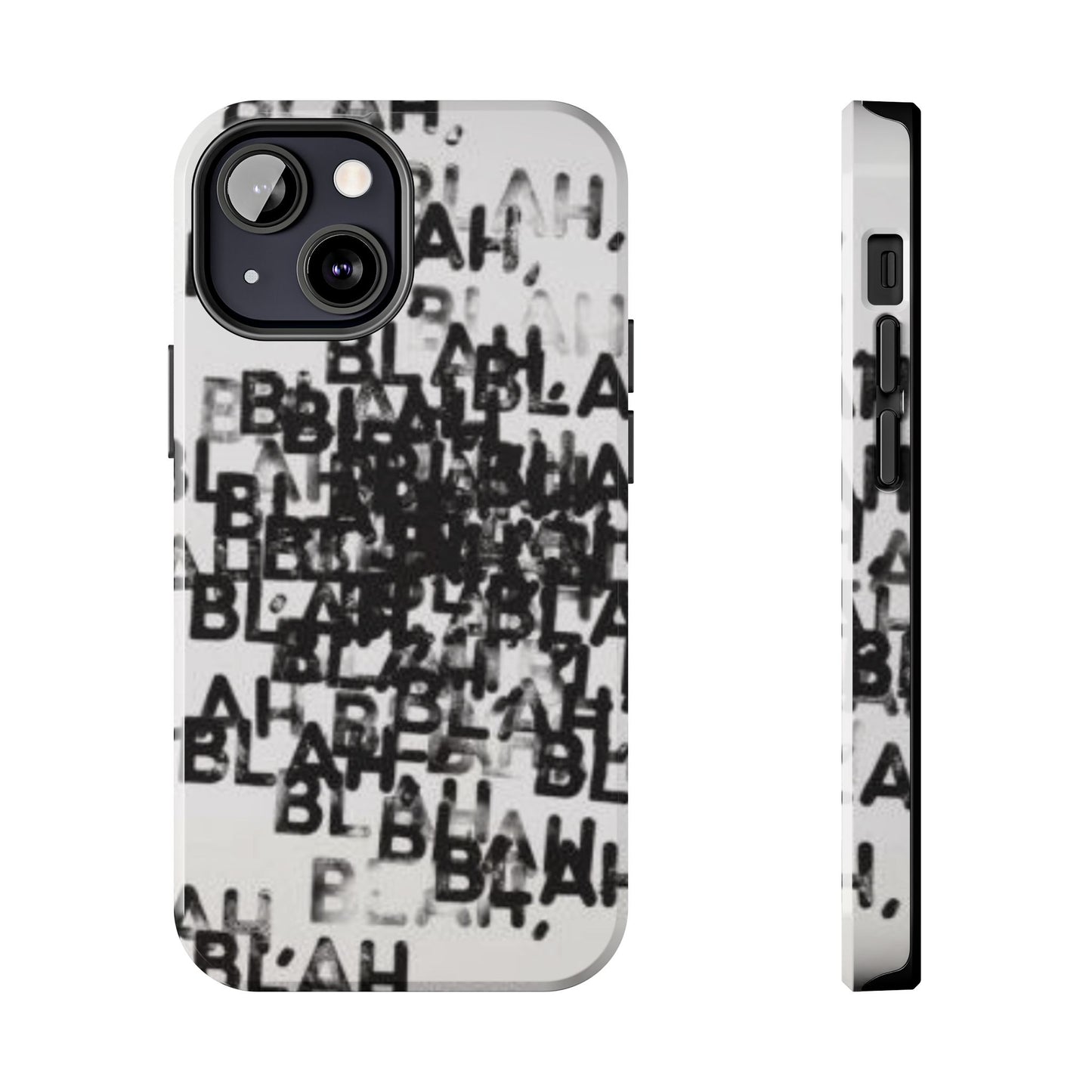 Blah Blah Blah Print Phone Case