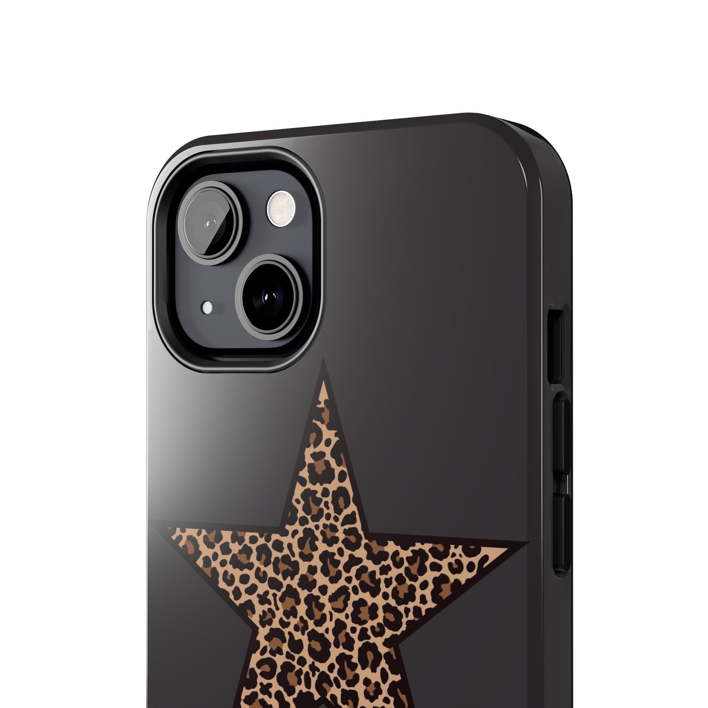 Cheetah Print Star Scandi Style Phone Case