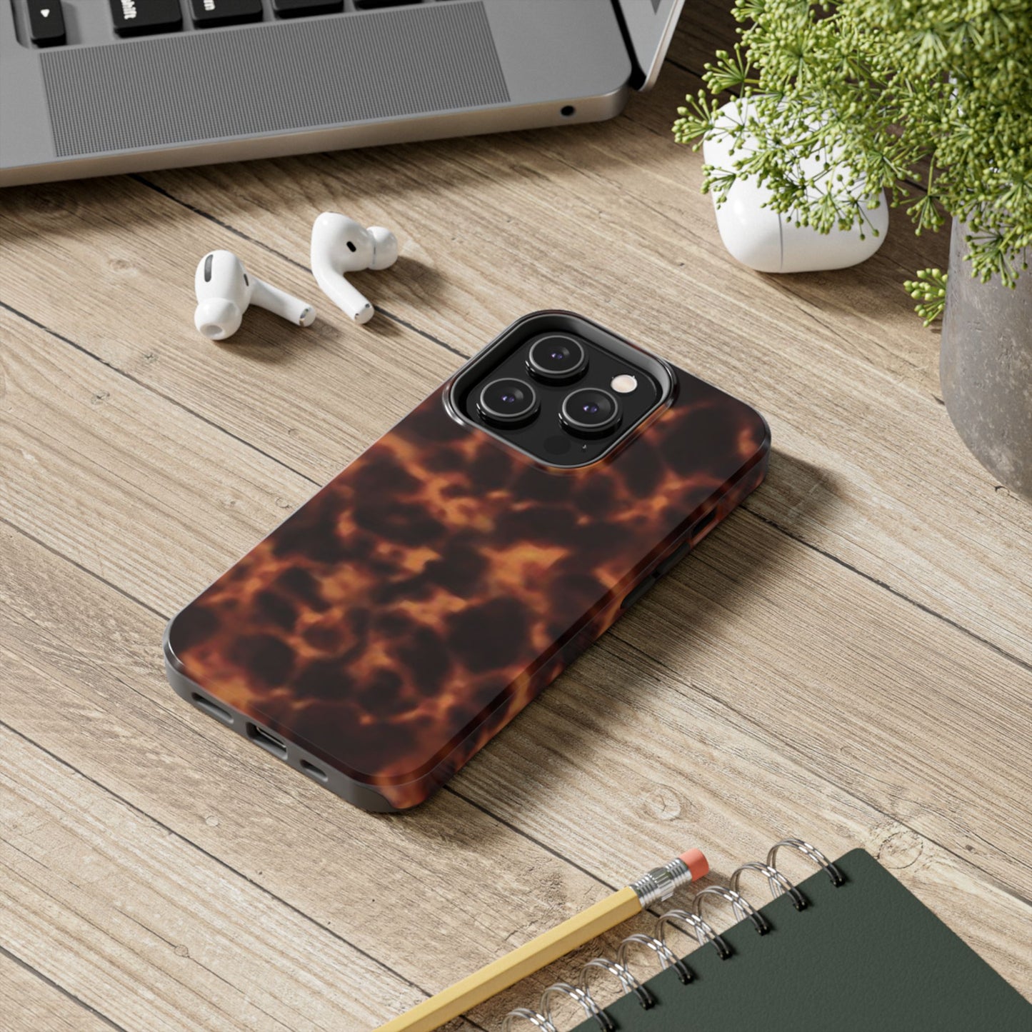 Tortoise Shell Glossy Phone Case,  Cool Girl Aesthetic