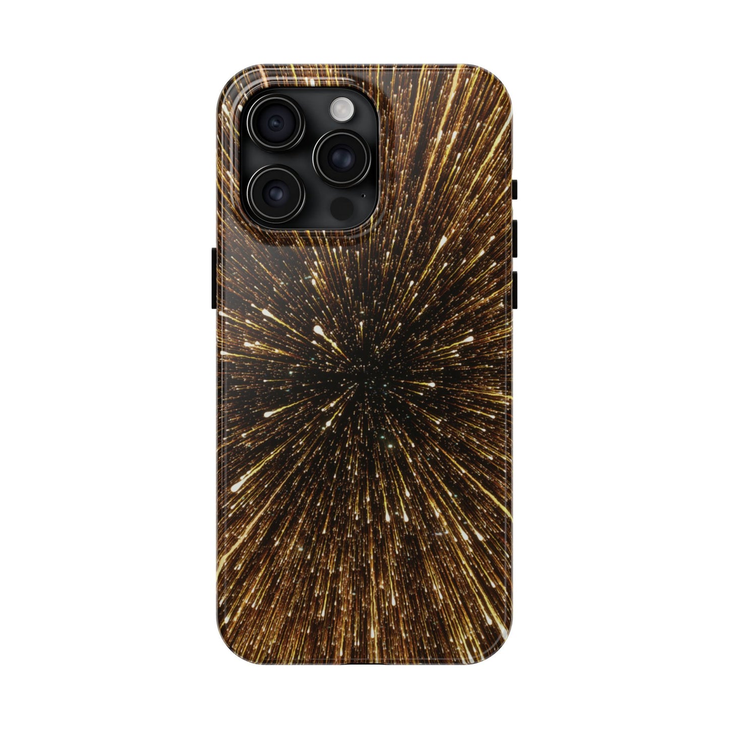 Star Burst Gold Galaxy Phone Case