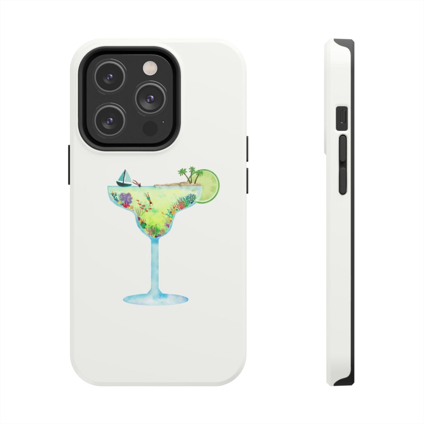 Glossy Phone Case, Summer Phone Case, Cute, Glossy Phone Case, Coastal Summer