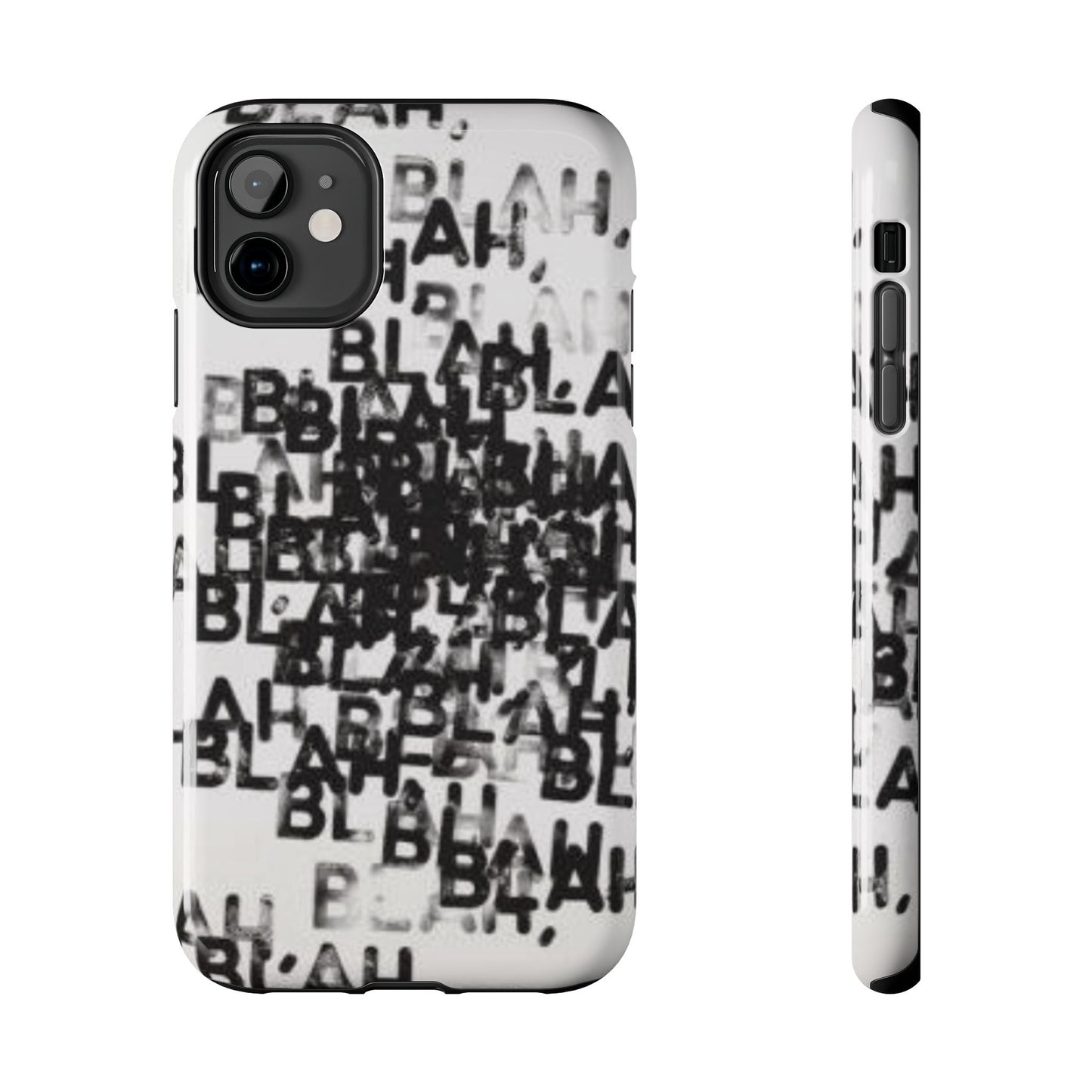 Blah Blah Blah Print Phone Case
