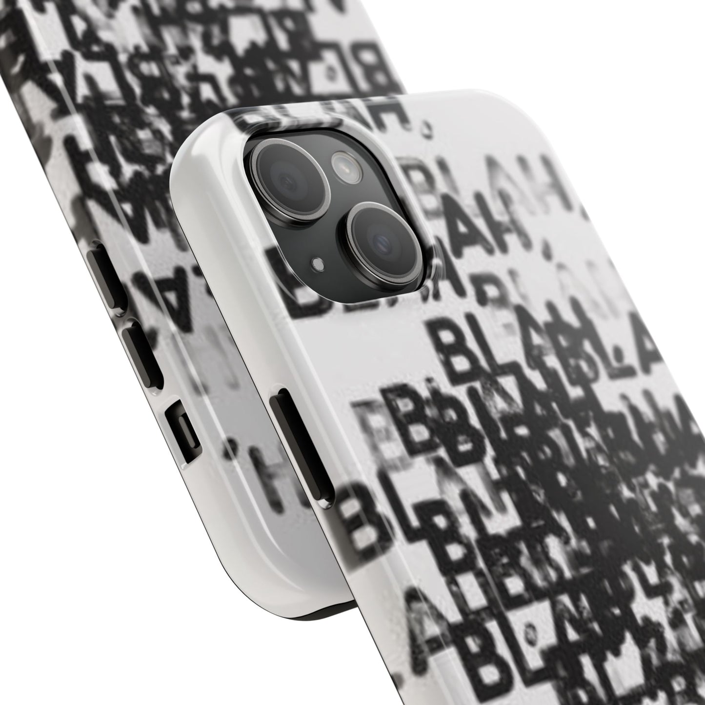 Blah Blah Blah Print Phone Case