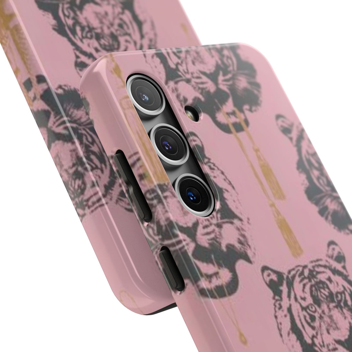 Pink Tiger Print Fashion Phone Case