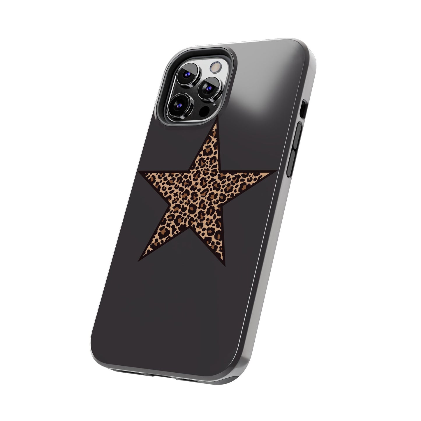 Cheetah Print Star Scandi Style Phone Case