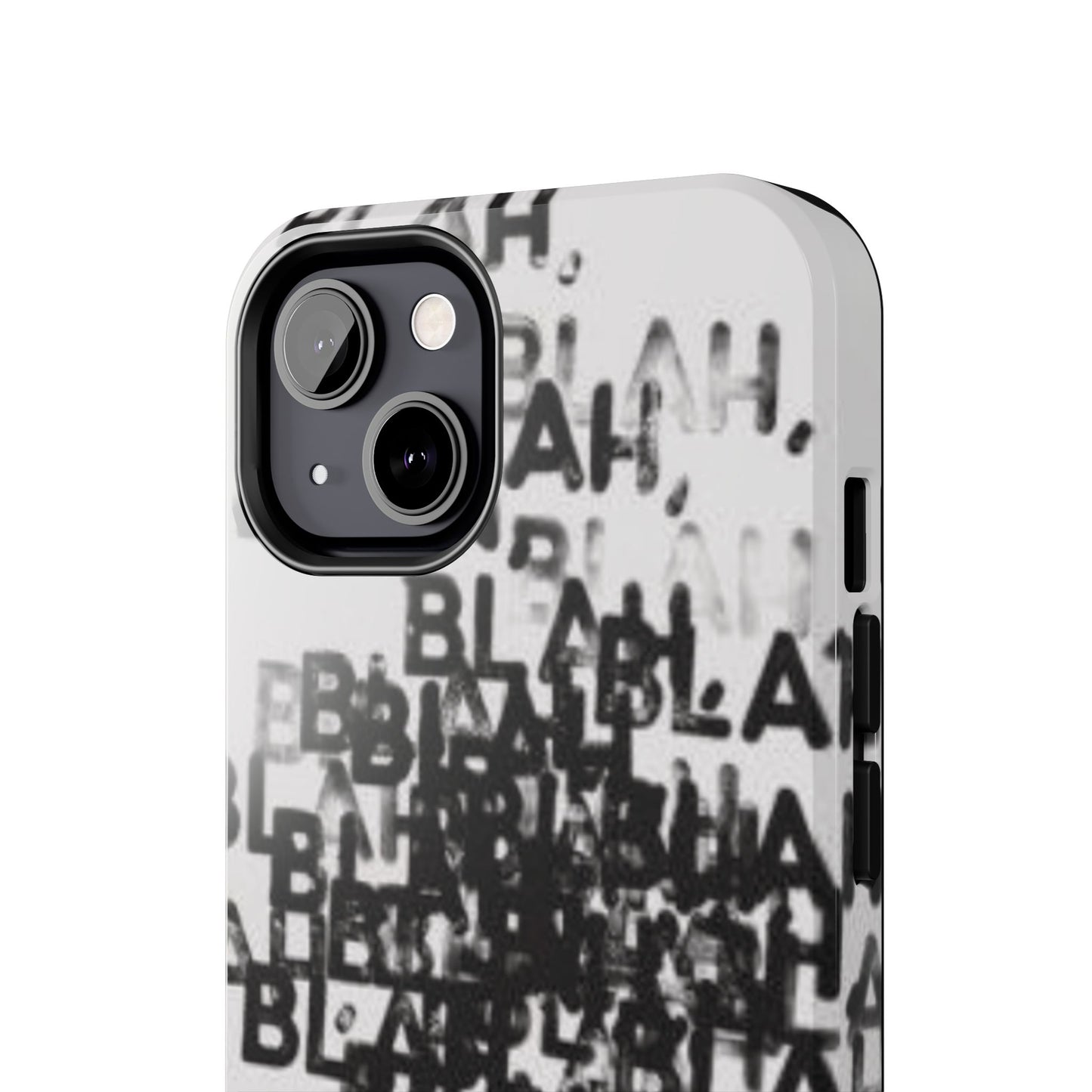Blah Blah Blah Print Phone Case