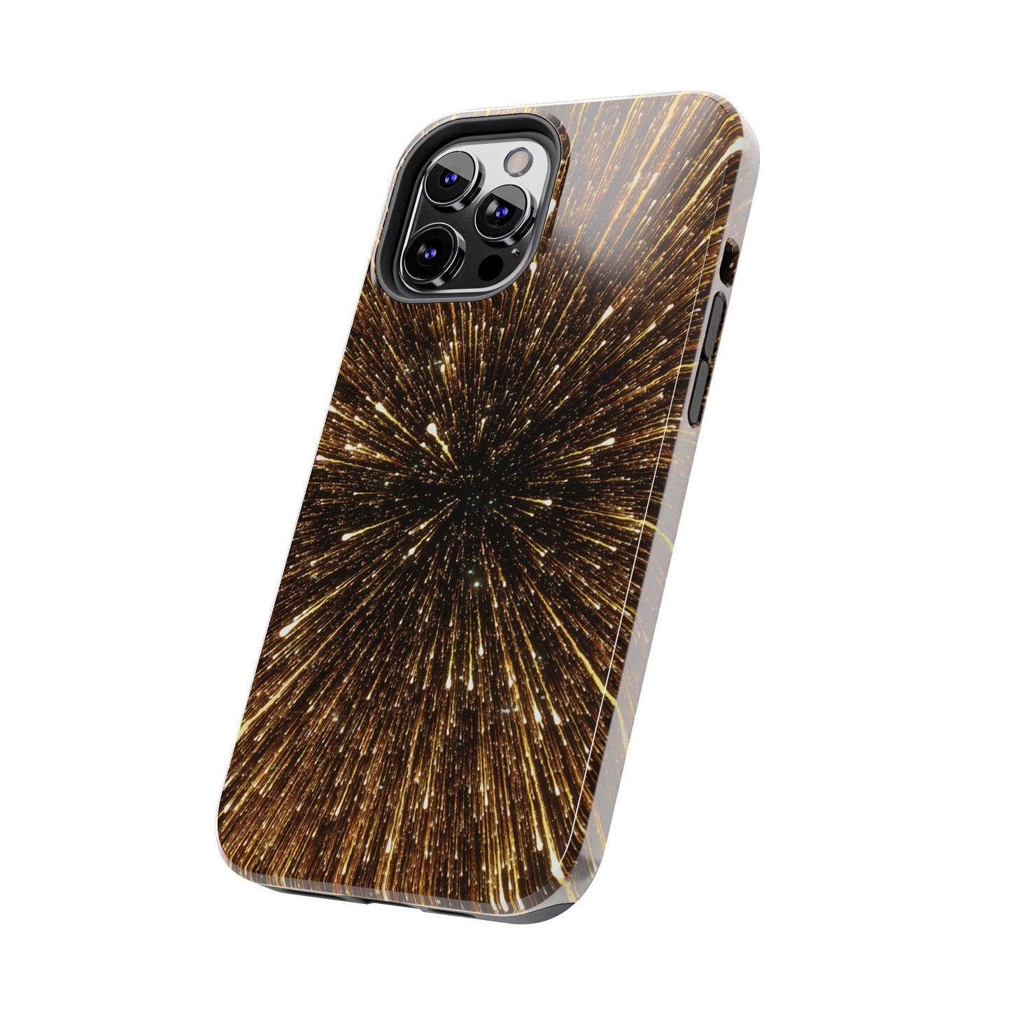 Star Burst Gold Galaxy Phone Case