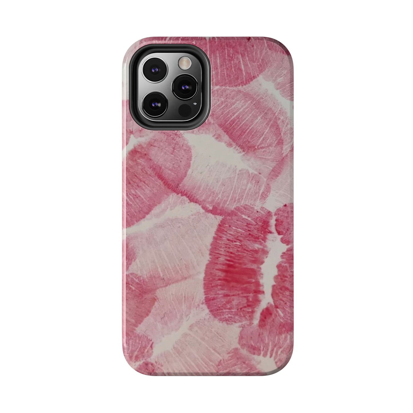 Pink Kiss Lipstick Fashion Aesthetic Glossy Phone Case