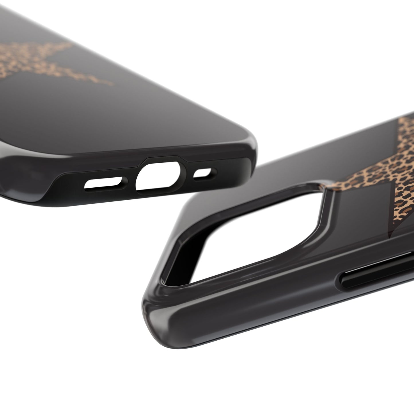 Cheetah Print Star Scandi Style Phone Case