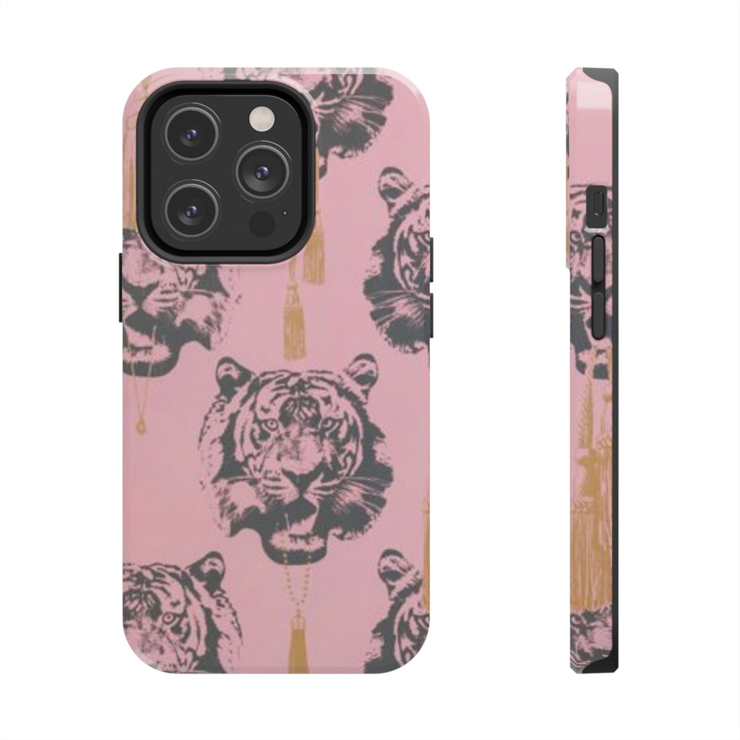 Pink Tiger Print Fashion Phone Case
