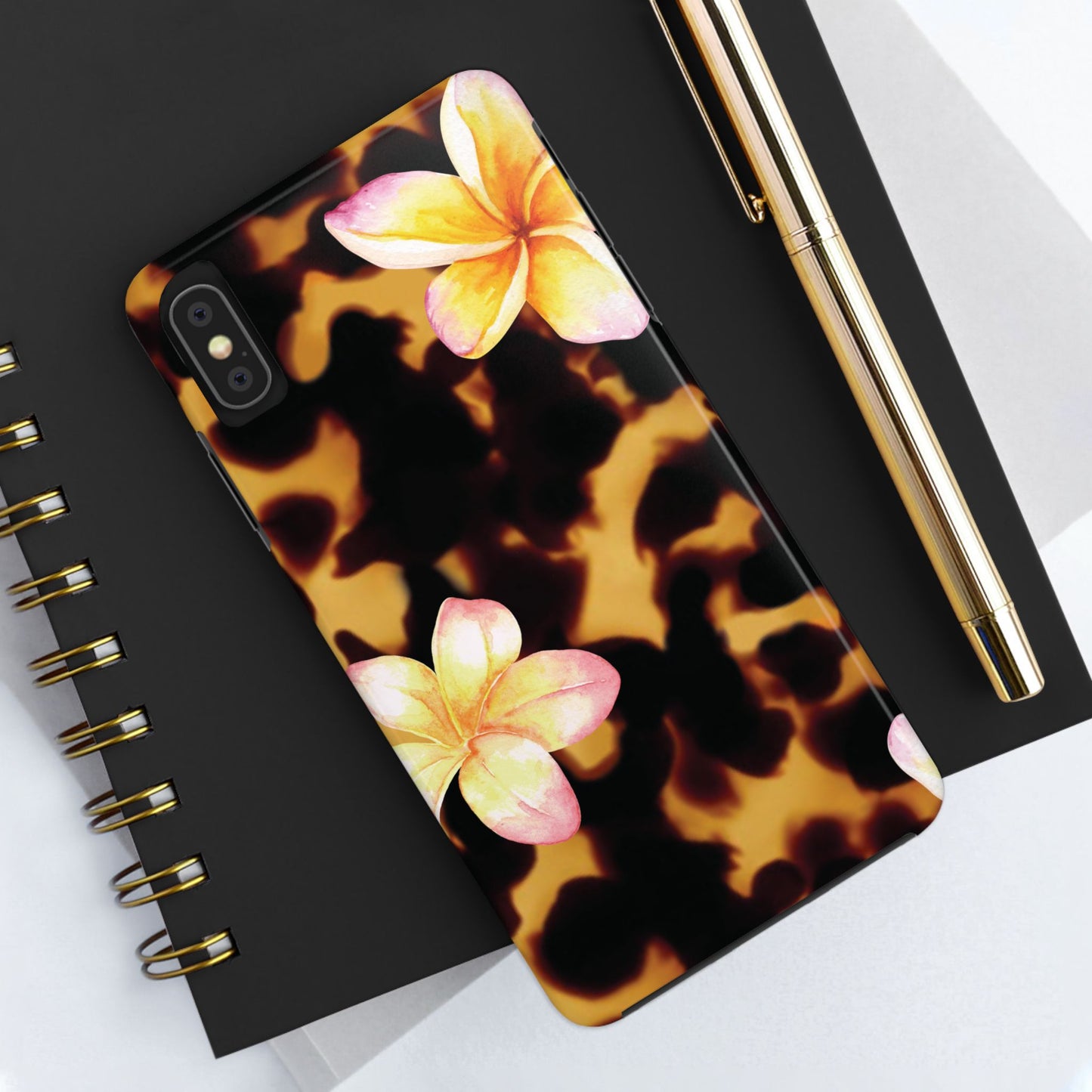 Tortoise Shell Flower Phone Case