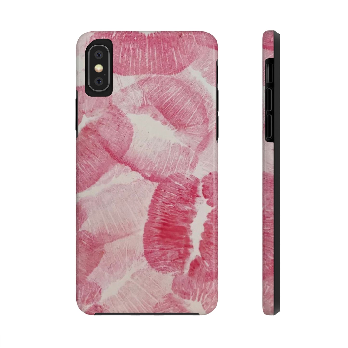 Pink Kiss Lipstick Fashion Aesthetic Glossy Phone Case