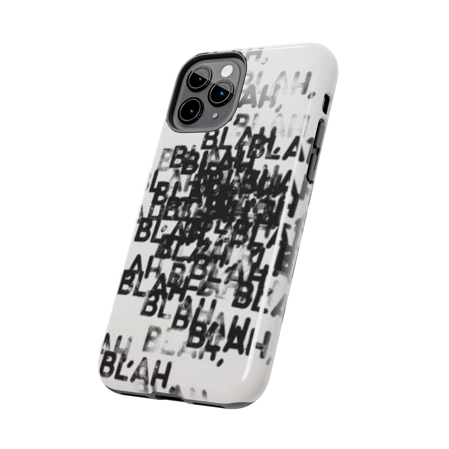 Blah Blah Blah Print Phone Case