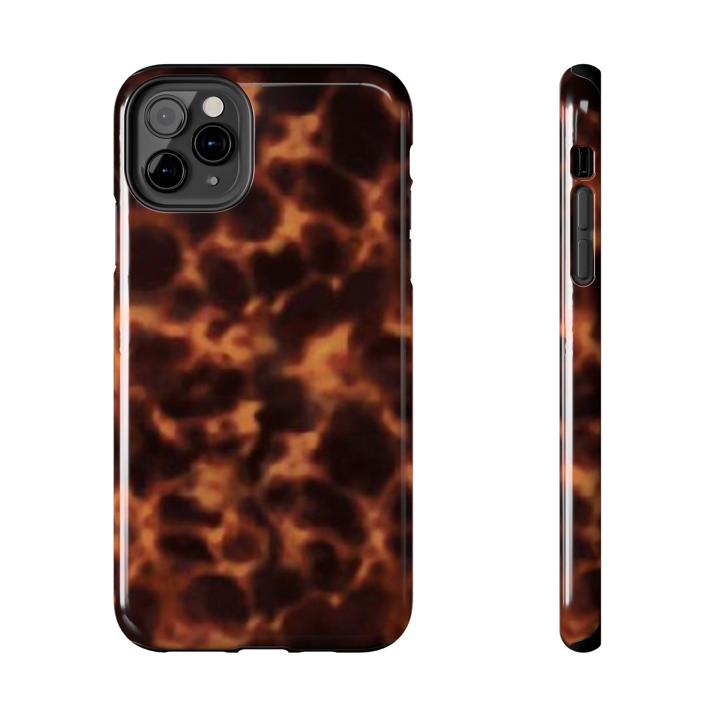 Tortoise Shell Glossy Phone Case,  Cool Girl Aesthetic