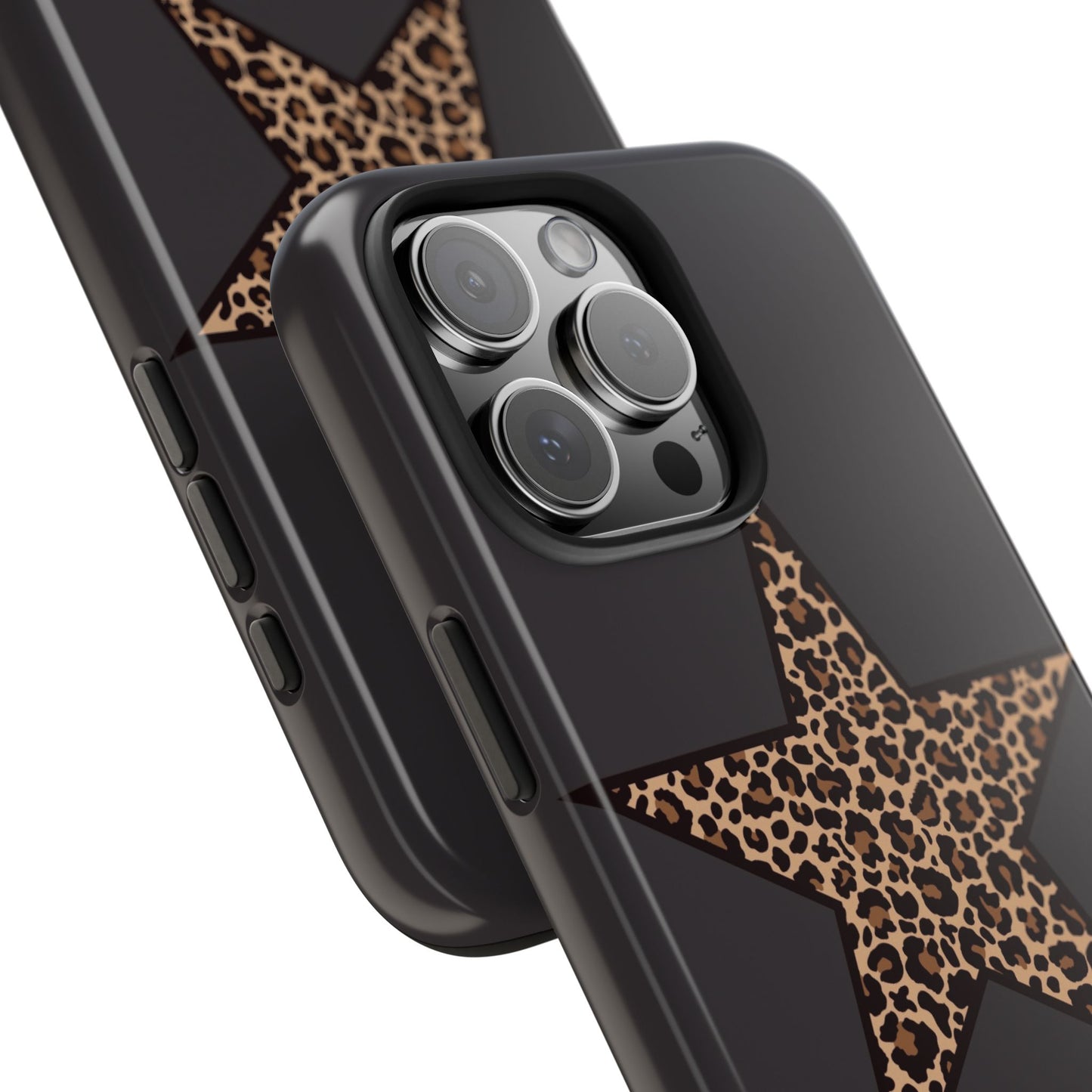 Cheetah Print Star Scandi Style Phone Case