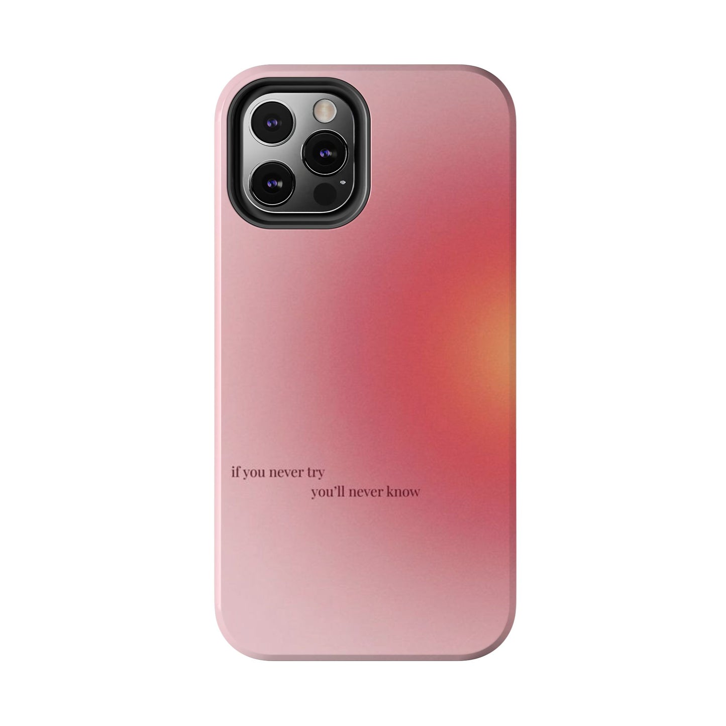 If You Never Try You’ll Never Know Phone Case