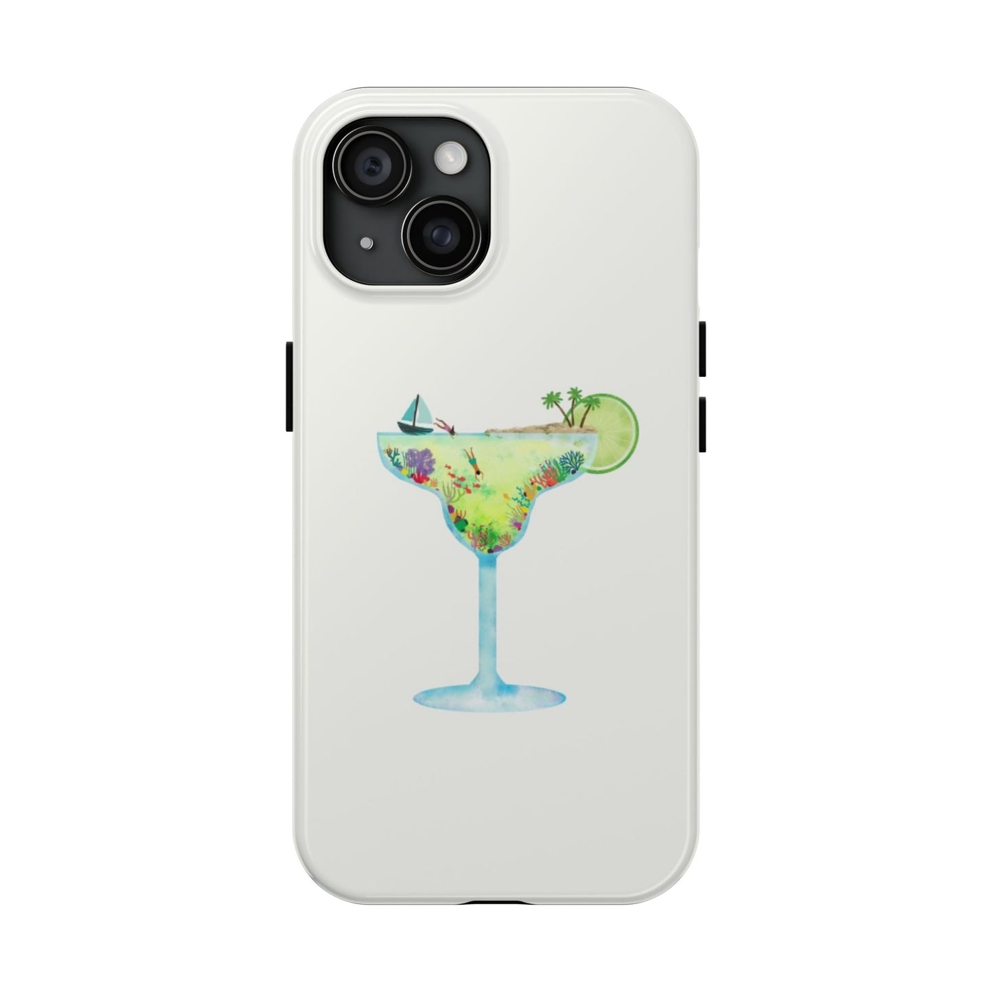 Glossy Phone Case, Summer Phone Case, Cute, Glossy Phone Case, Coastal Summer