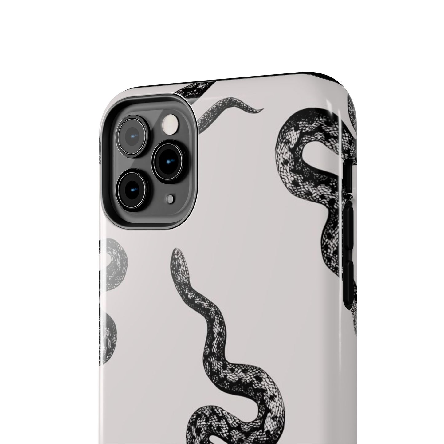 Snake Print Aesthetic Glossy Phone Case