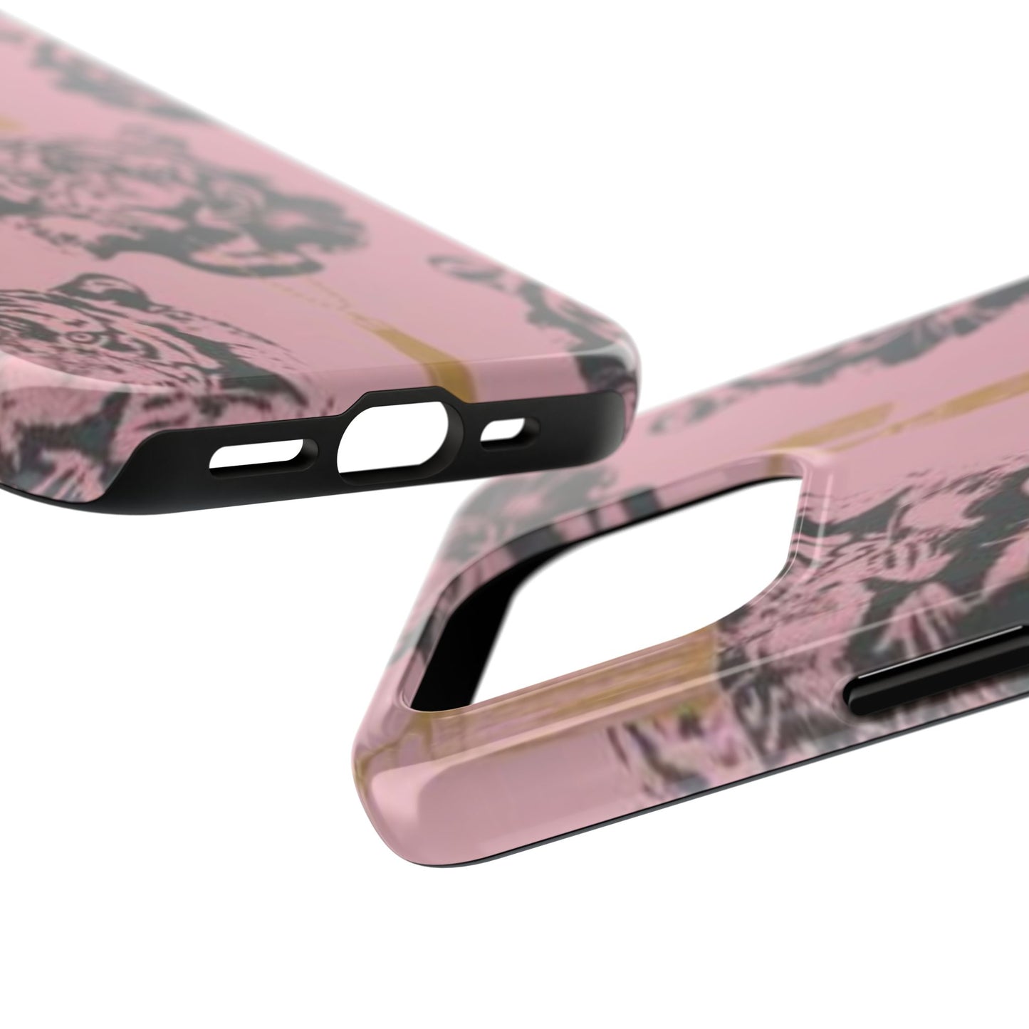 Pink Tiger Print Fashion Phone Case