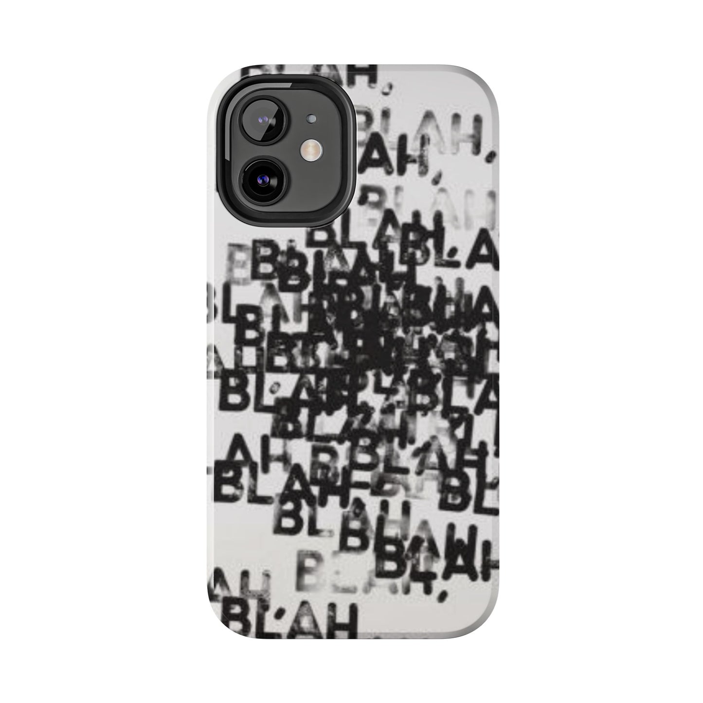 Blah Blah Blah Print Phone Case