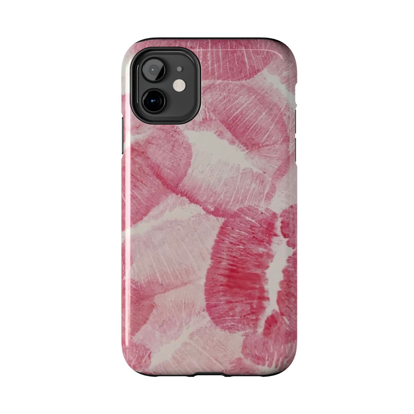 Pink Kiss Lipstick Fashion Aesthetic Glossy Phone Case