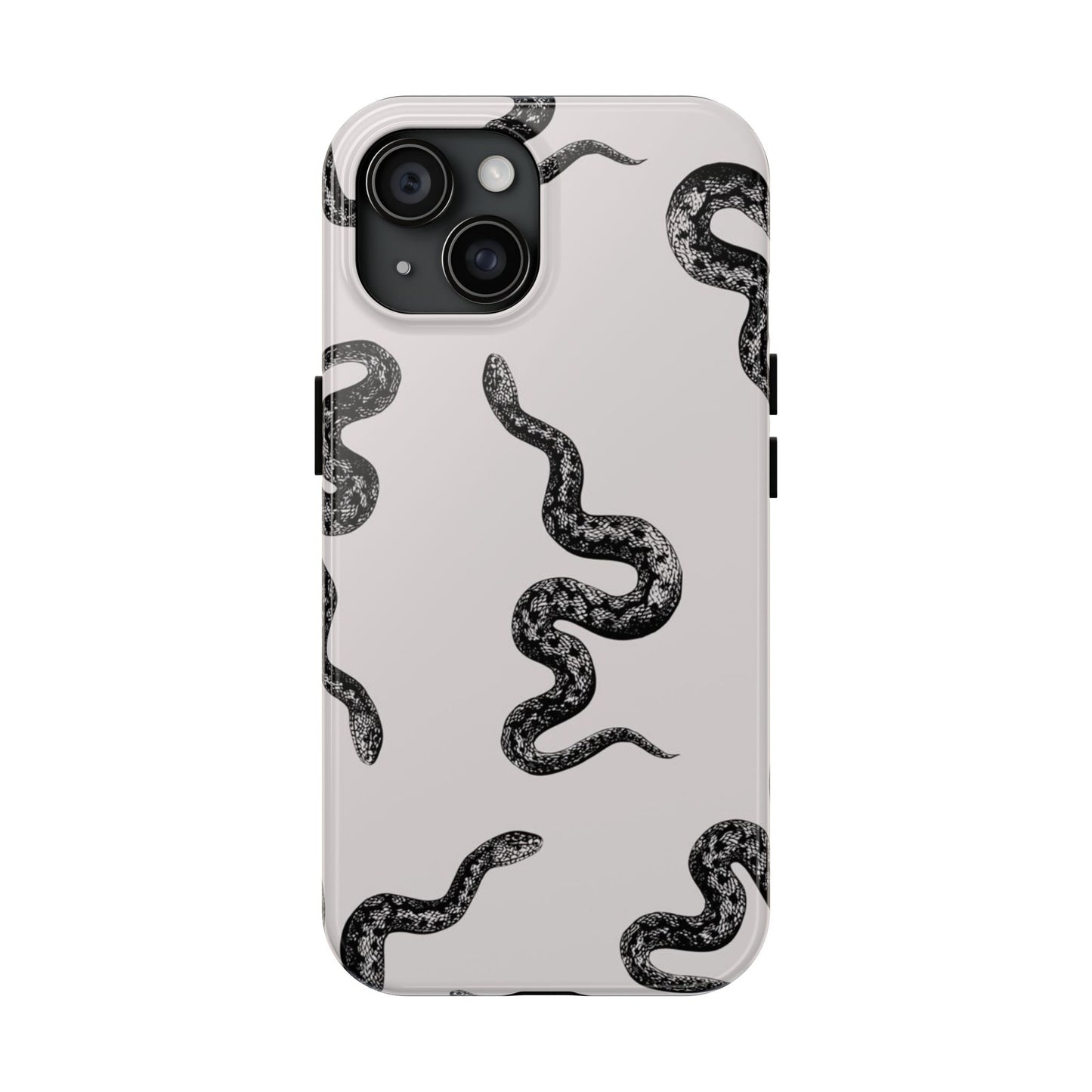 Snake Print Aesthetic Glossy Phone Case