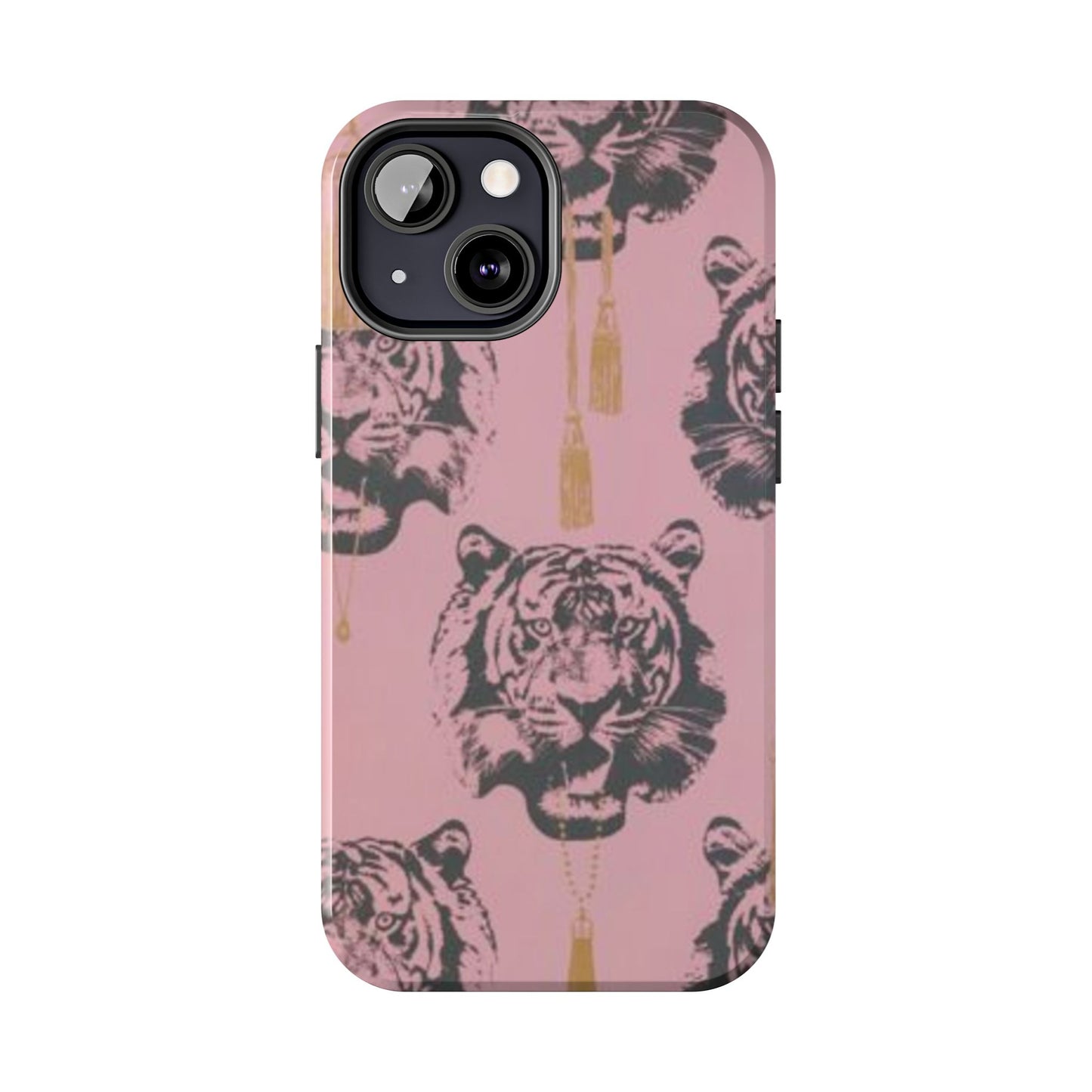 Pink Tiger Print Fashion Phone Case