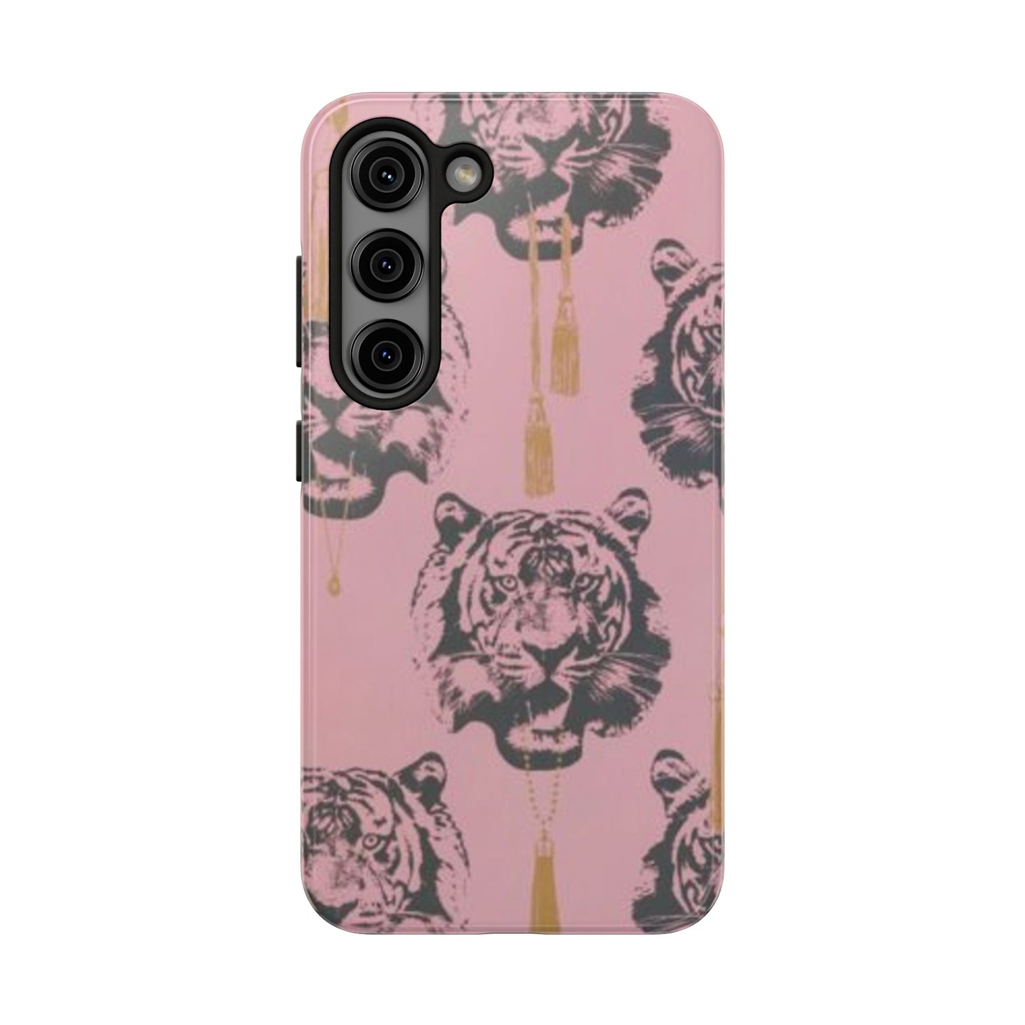 Pink Tiger Print Fashion Phone Case