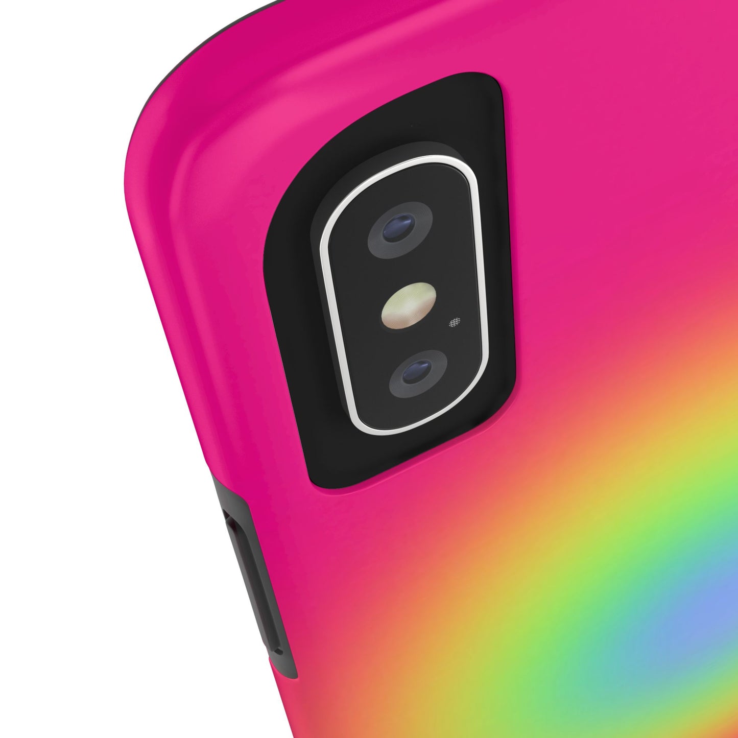 Pink Aura Phone Case, Pink, Yellow, Trendy, Clean Girl Aesthetic, Preppy, Glossy Phone Case