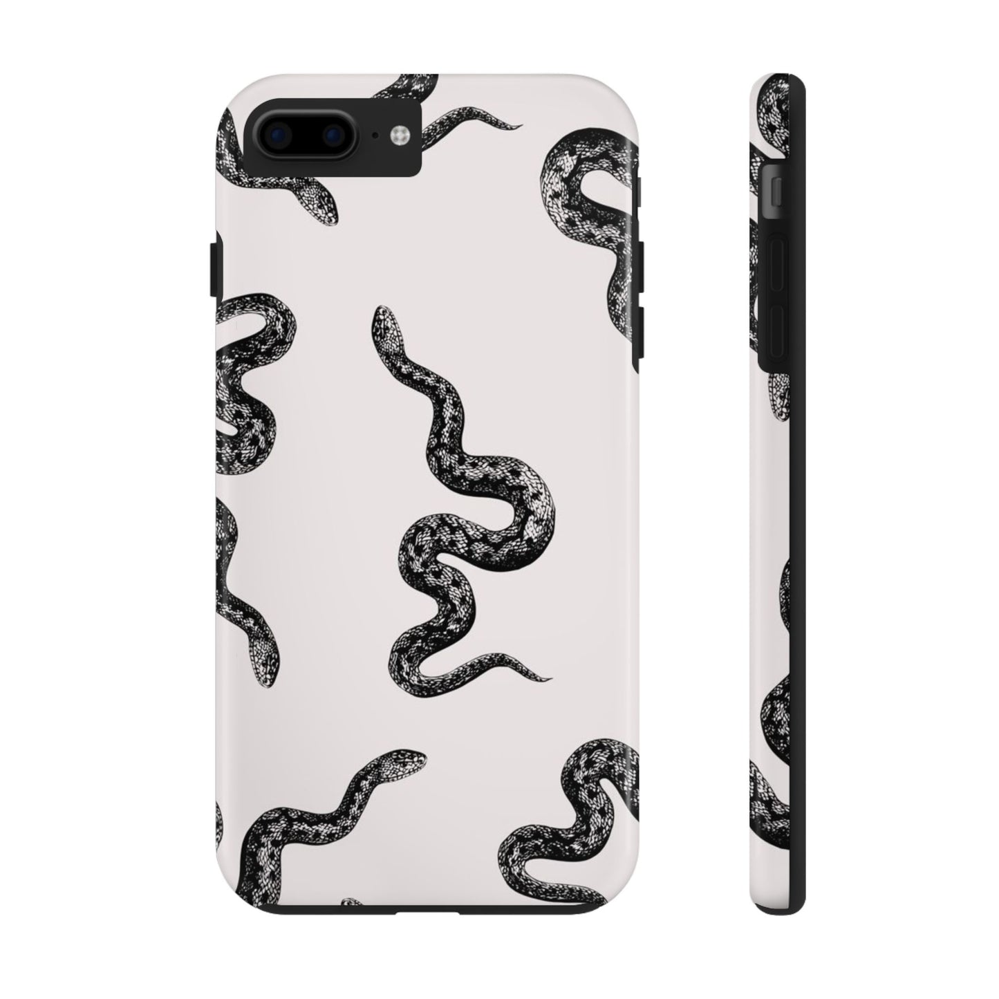 Snake Print Aesthetic Glossy Phone Case